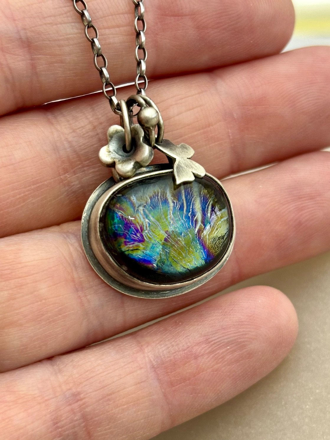 Fluorite and 'Shropshire Jet' Necklace