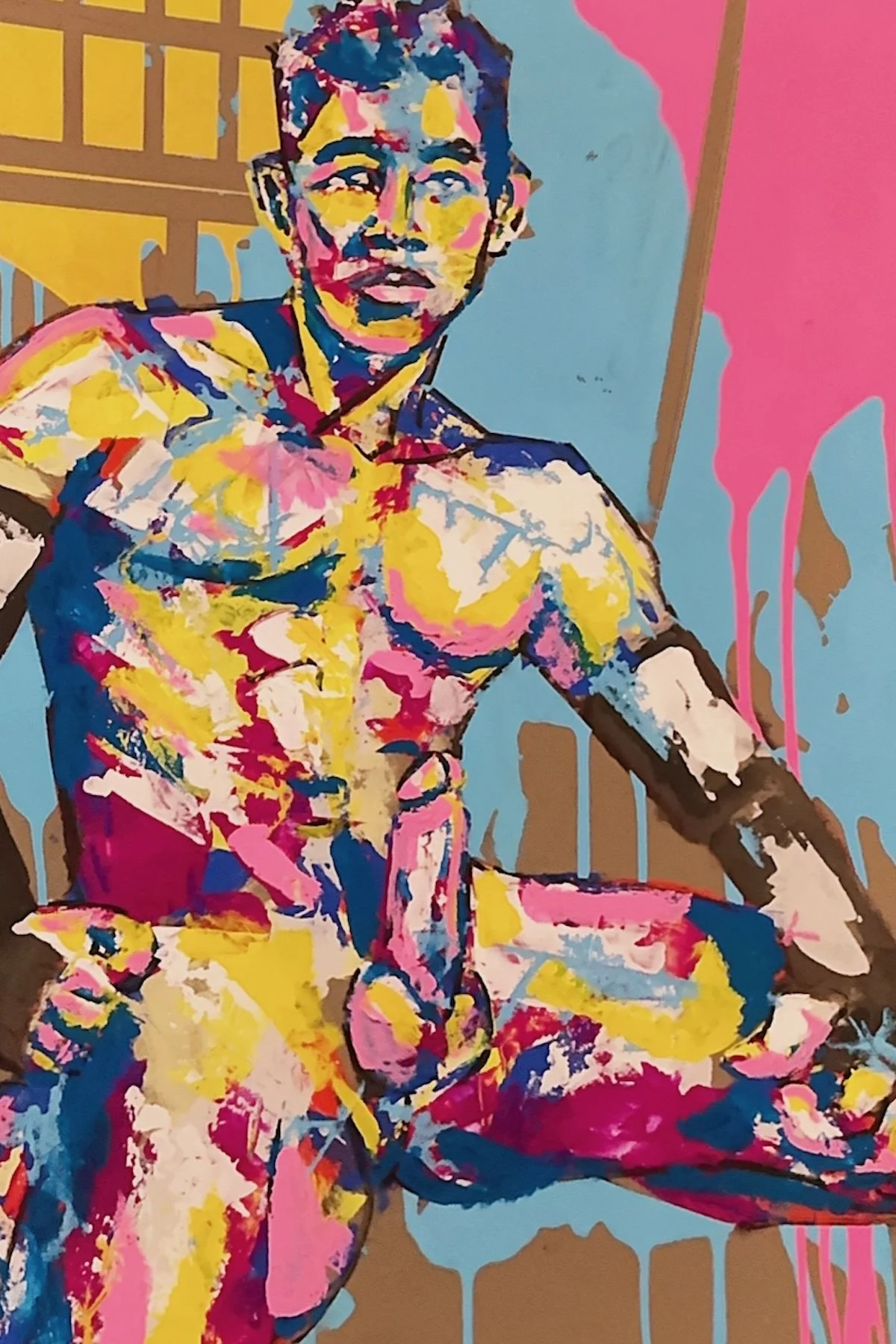Van Darkholme (Gouache on composite wood panel), 2025