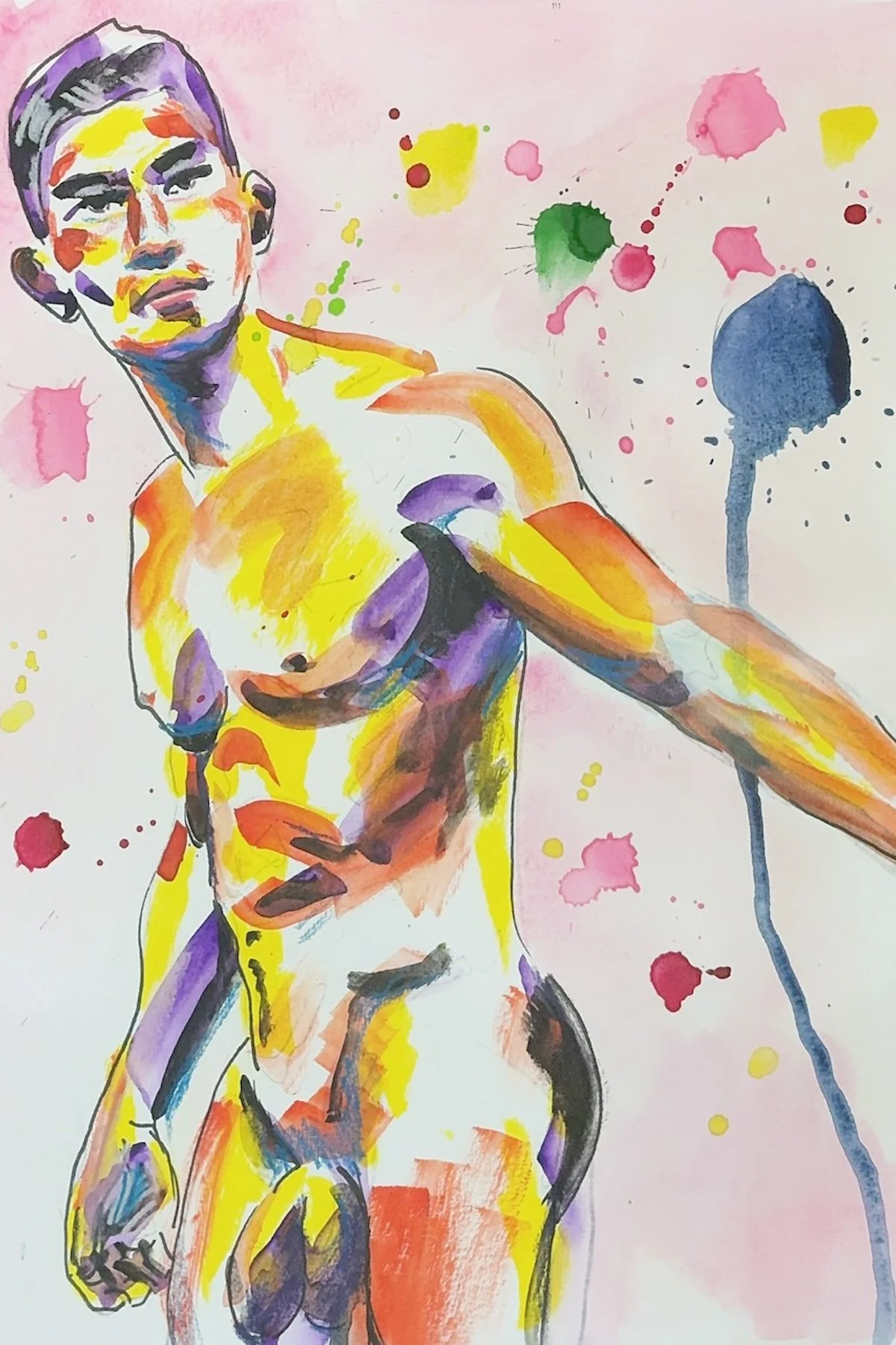 Eric East (Watercolor on archival board), 2026