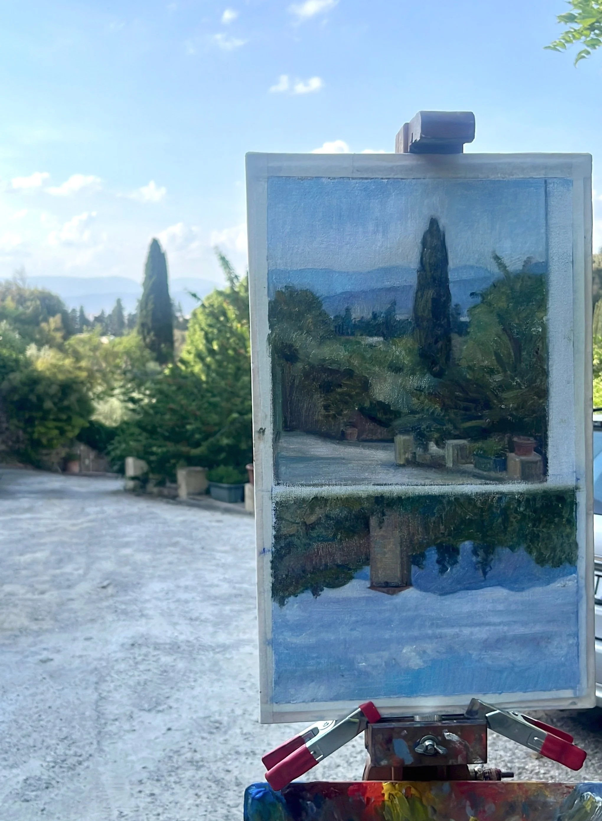 CYPRESS TREE (alla prima) 