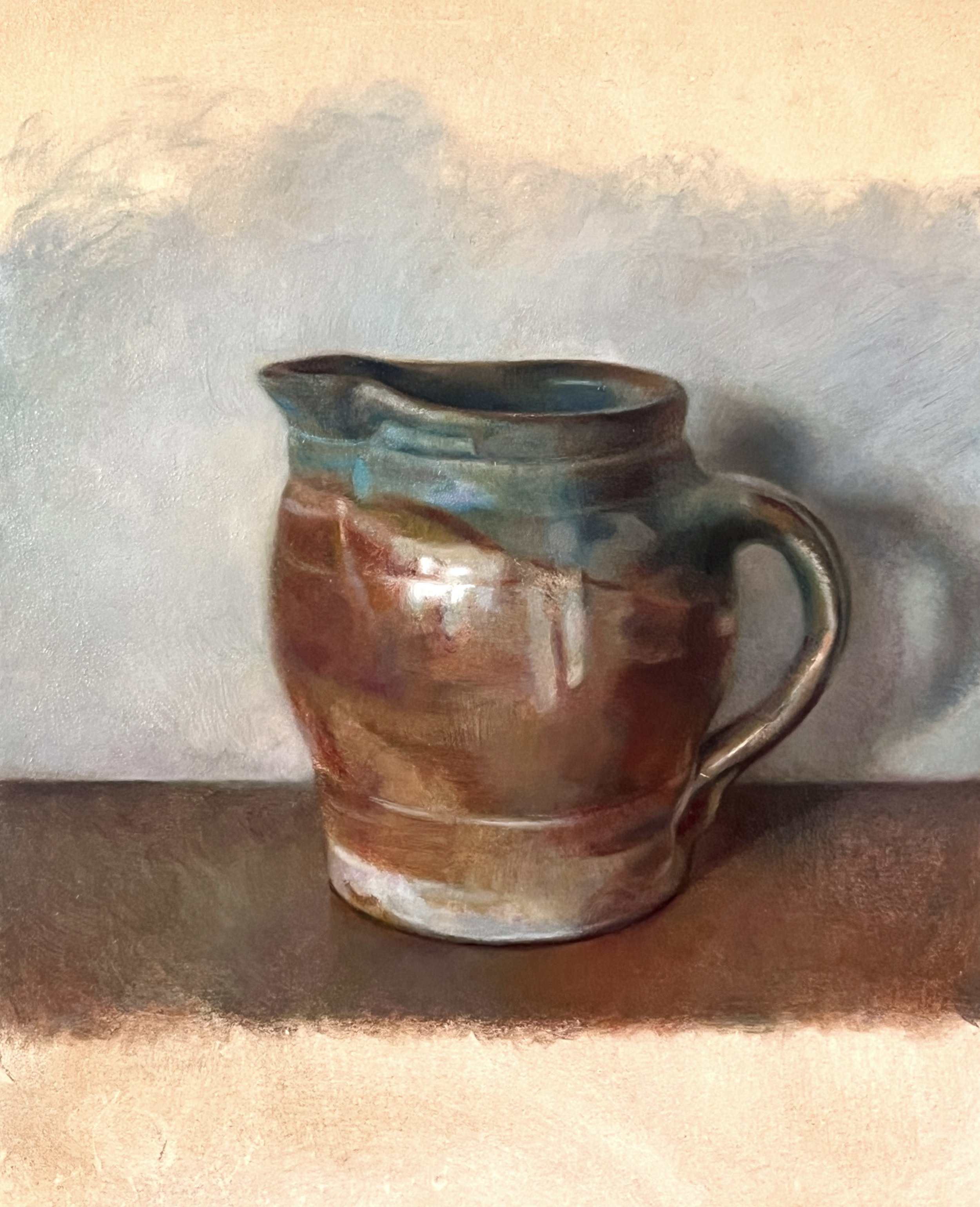 "Pottery Still Life", original oil painting