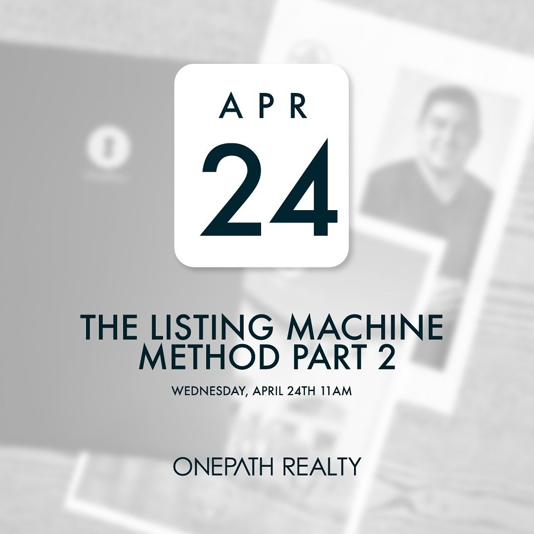 THE LISTING MACHINE METHOD PART 2

Building on the basic skills from our initial Listing Presentation Masterclass, part two of our MASTERCLASS series explores what makes a listing presentation truly effective. 

We&rsquo;ll dive into more complex mar