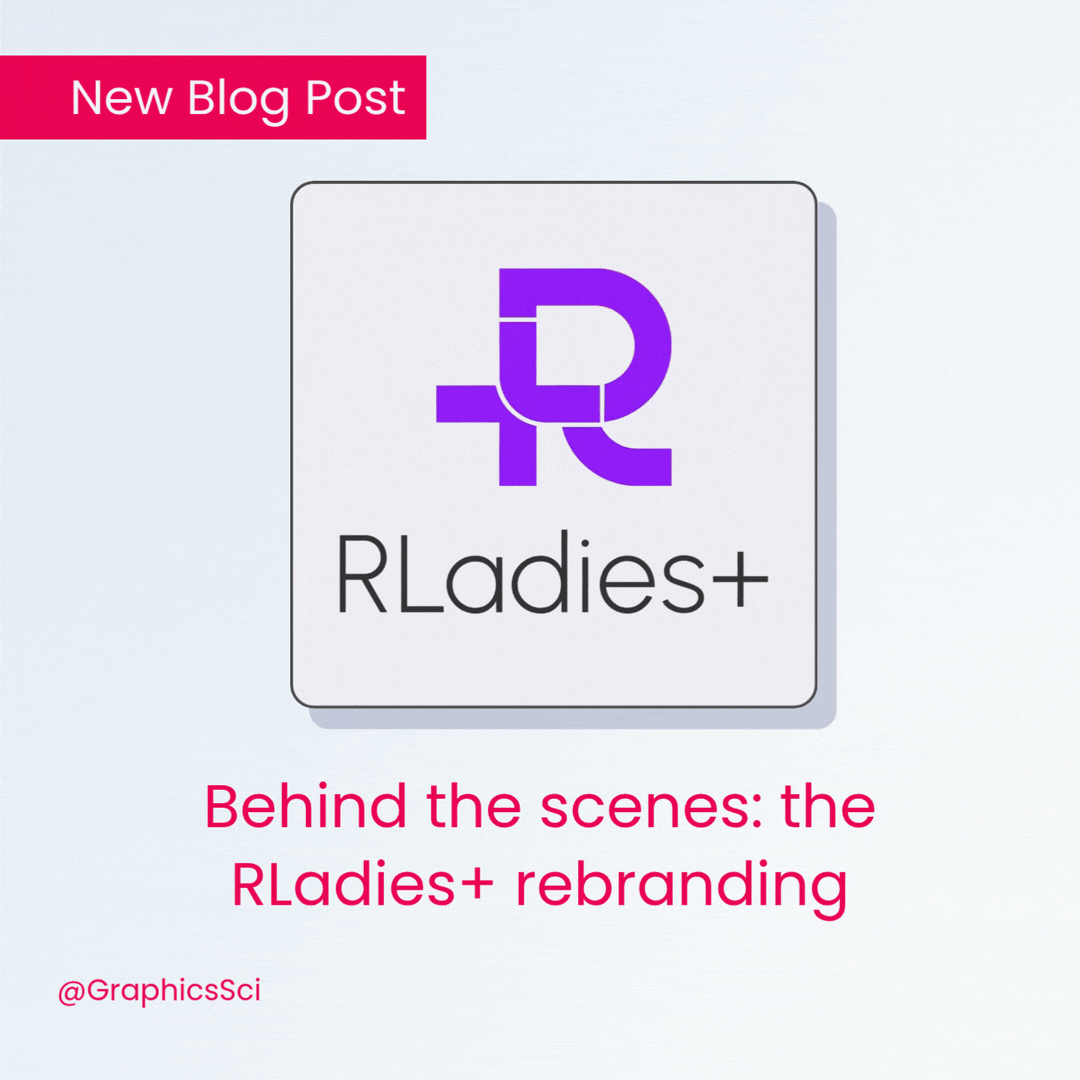 Behind the scenes: the RLadies+ rebranding