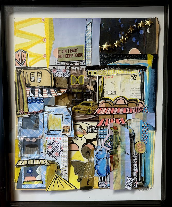 Katie Malone-Smith, Assemblage/Collage. My practice spans photography, Polaroid transfers, painting, watercolor, drawing, printmaking, collage, and assemblage. Across these mediums, I am interested in layering of materials, images, color, and time. I