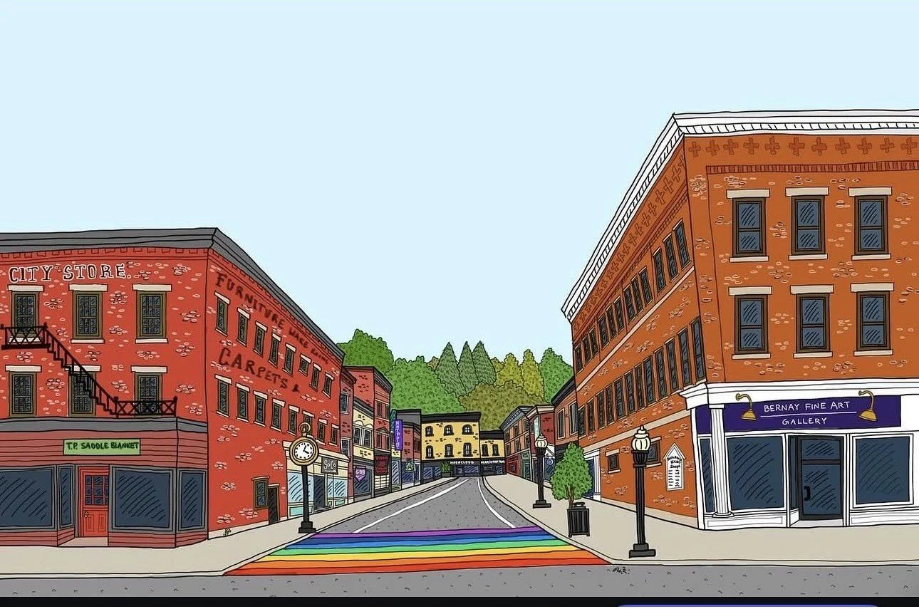 Mike Zippel: Hi there—I’m Mike. What began as a personal love for capturing architectural details has grown into a thriving brand that now reaches both local and global audiences. From early sketches to commissioned pieces, this journey has been one 