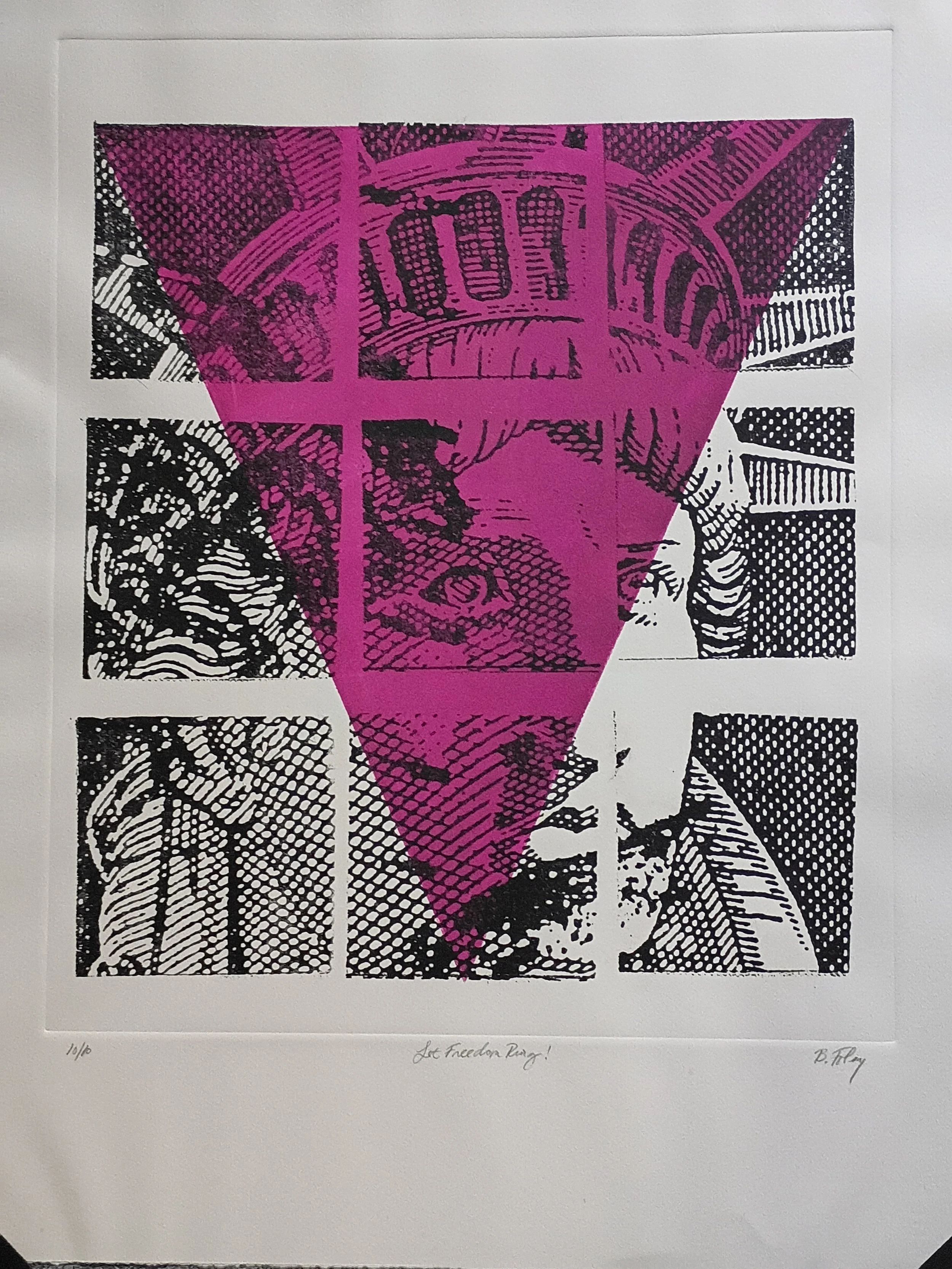 Brian Foley: I've created & exhibited ART for 37 years, 1987I was introduced to Printmaking - Monoprint's, Etching, Woodblock prints. The last 17 years I've been working on large canvases using Acrylics. I believe all ART should be respected as well 