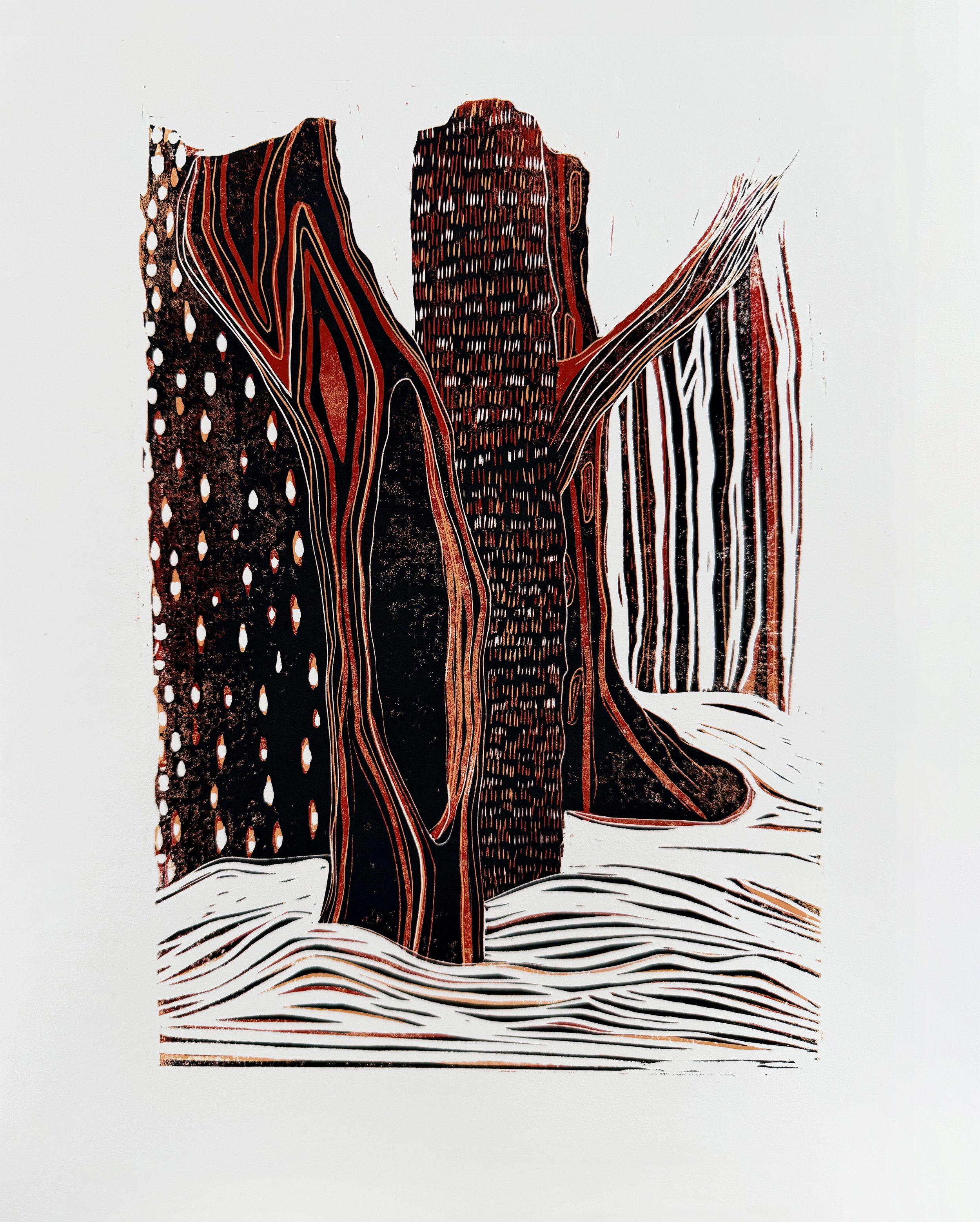 Smitha Piedilato: My work begins with time spent observing plants growing around me, particularly native and naturalized species in the Northeast. I'm drawn to plants that are familiar, resilient, and deeply tied to their environments — the ones that