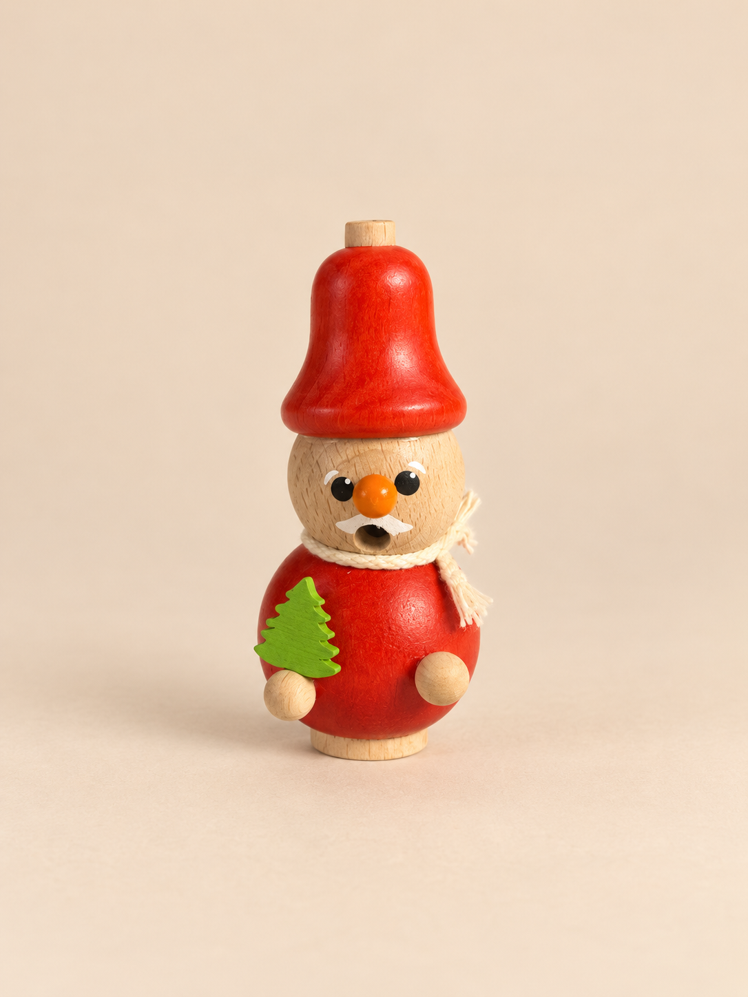 Wooden Smoker - Santa with Tree