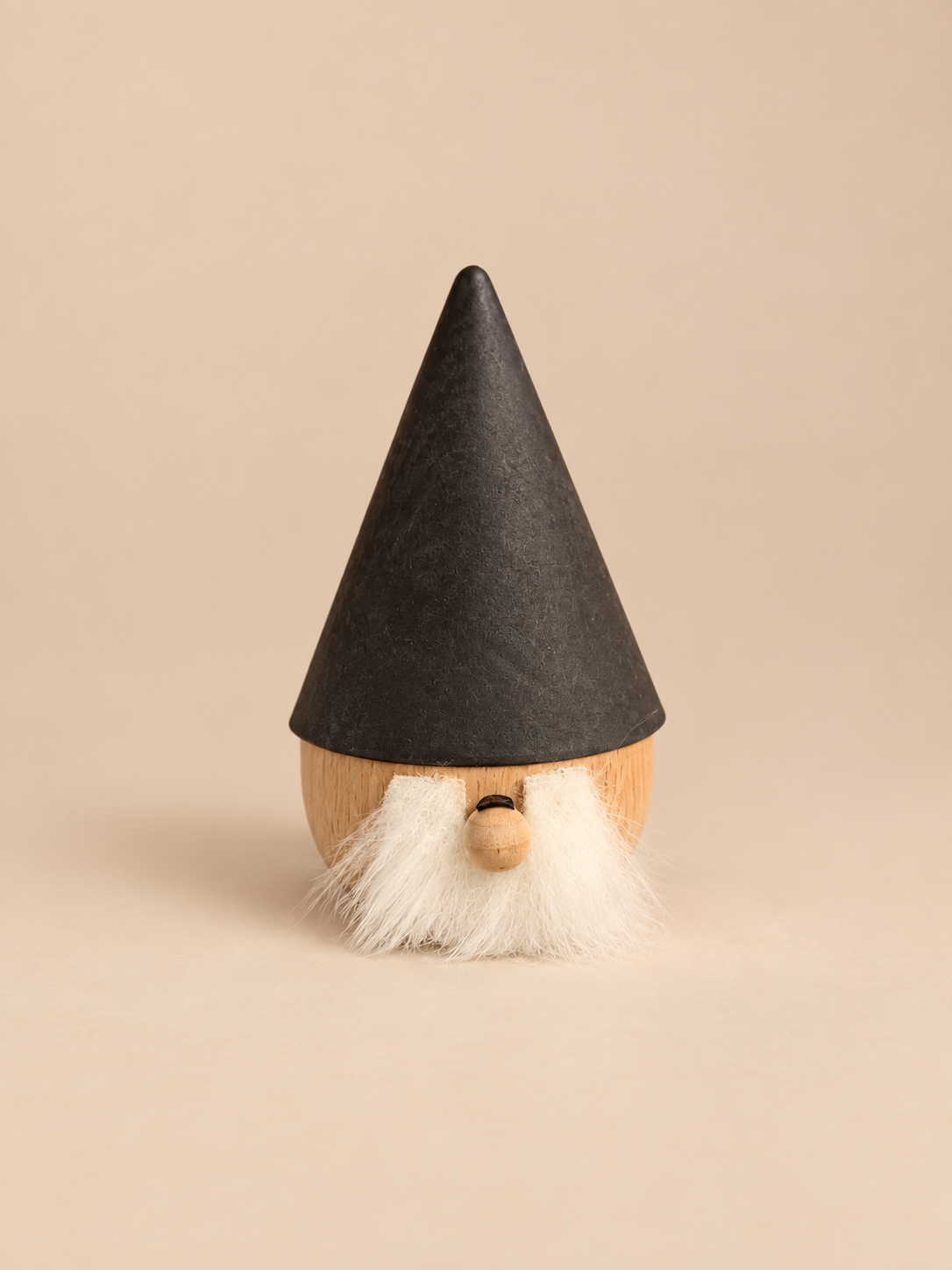 Wooden Smoker - Black Santa Hat