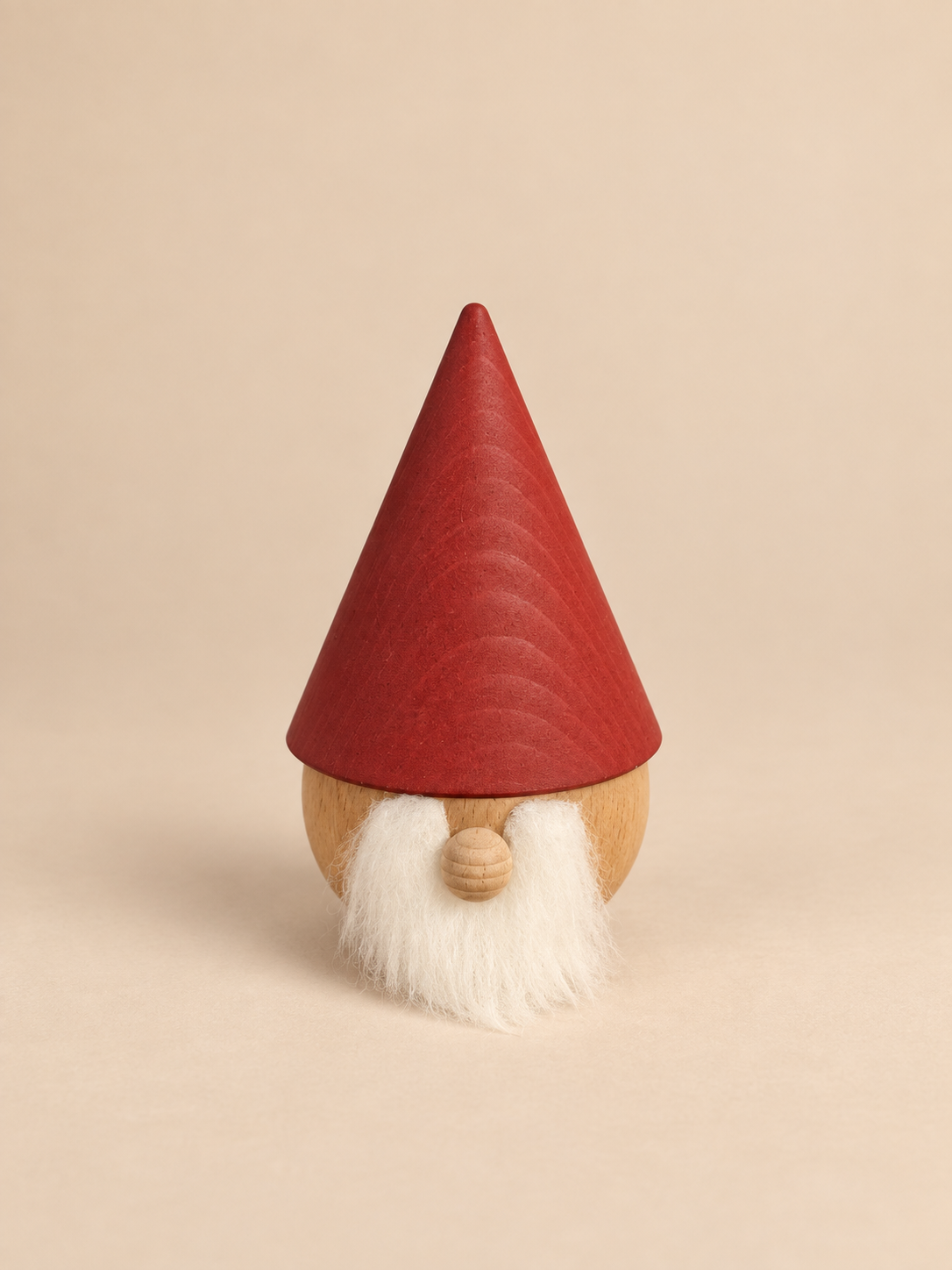 Wooden Smoker - Red Santa Hat
