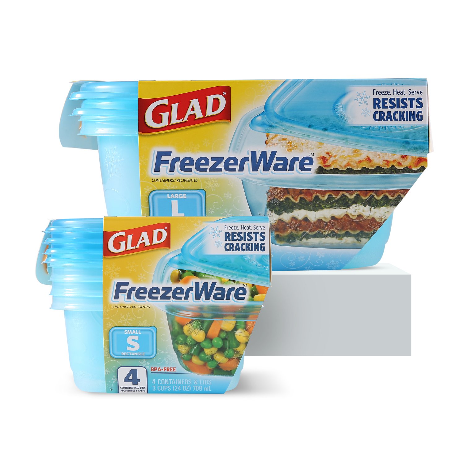 Glad GladWare Matchware Food Storage Containers, Value Pack With Easy Color  Match Lids, 20 Piece Set (Pack of 2) - With Glad Lock Tight Seal, BPA Free