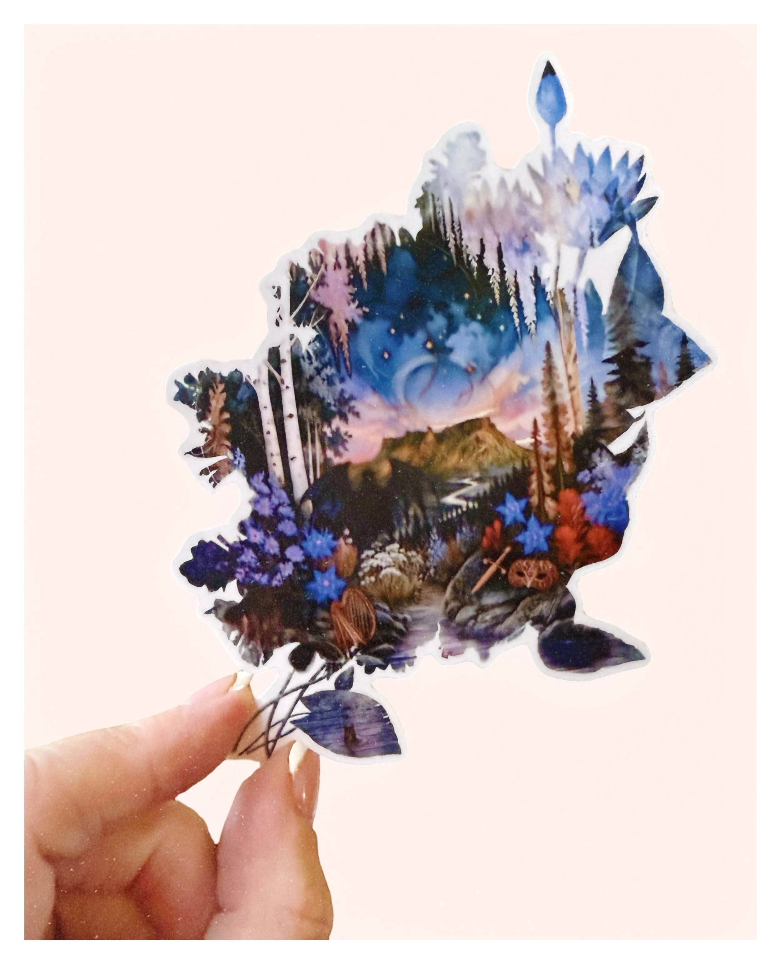 From the Mesa Looking at Mount Garfield: The Magic It Holds | Art Sticker
