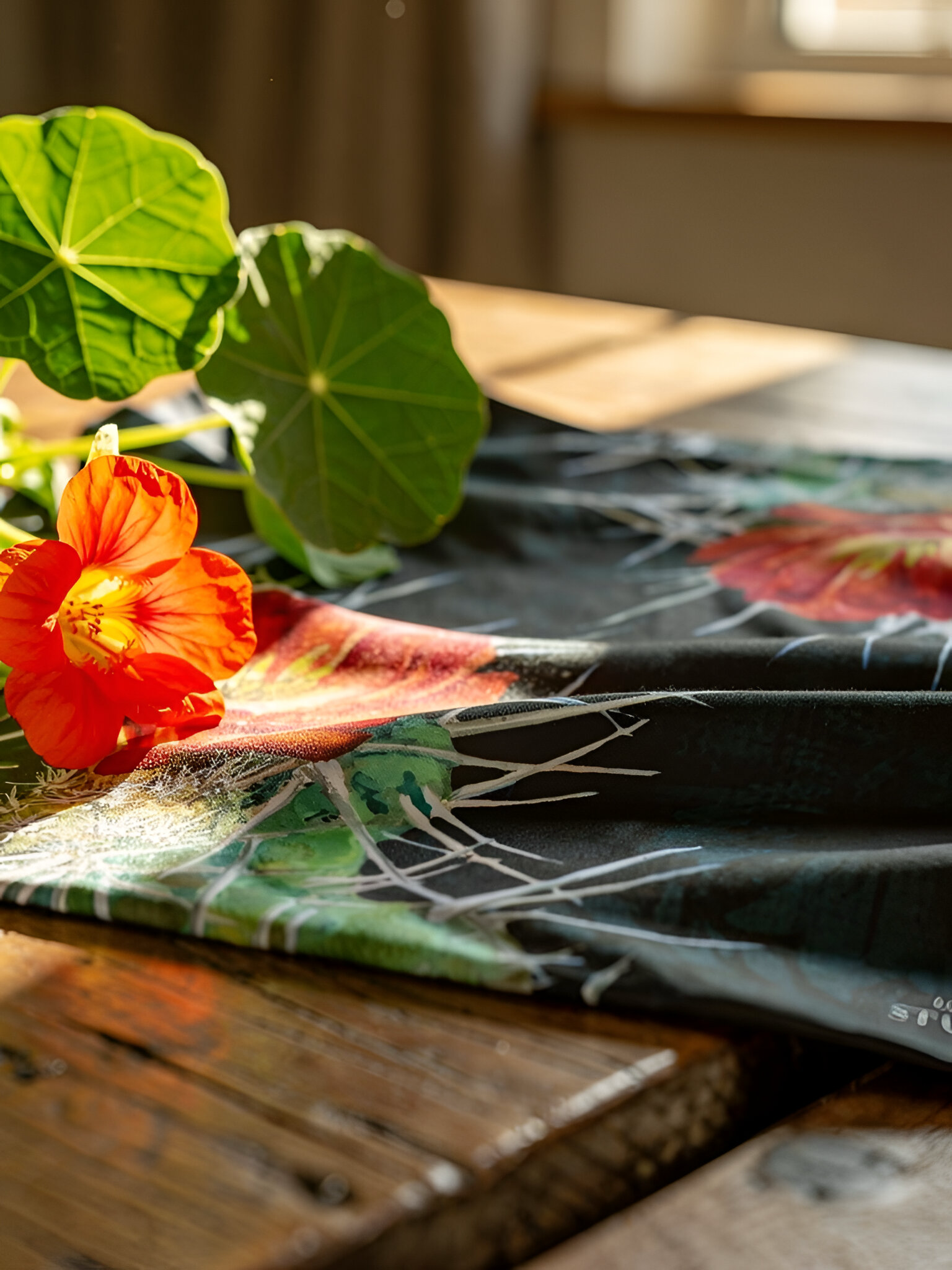 Claret Cup Cactus Dishtowel
