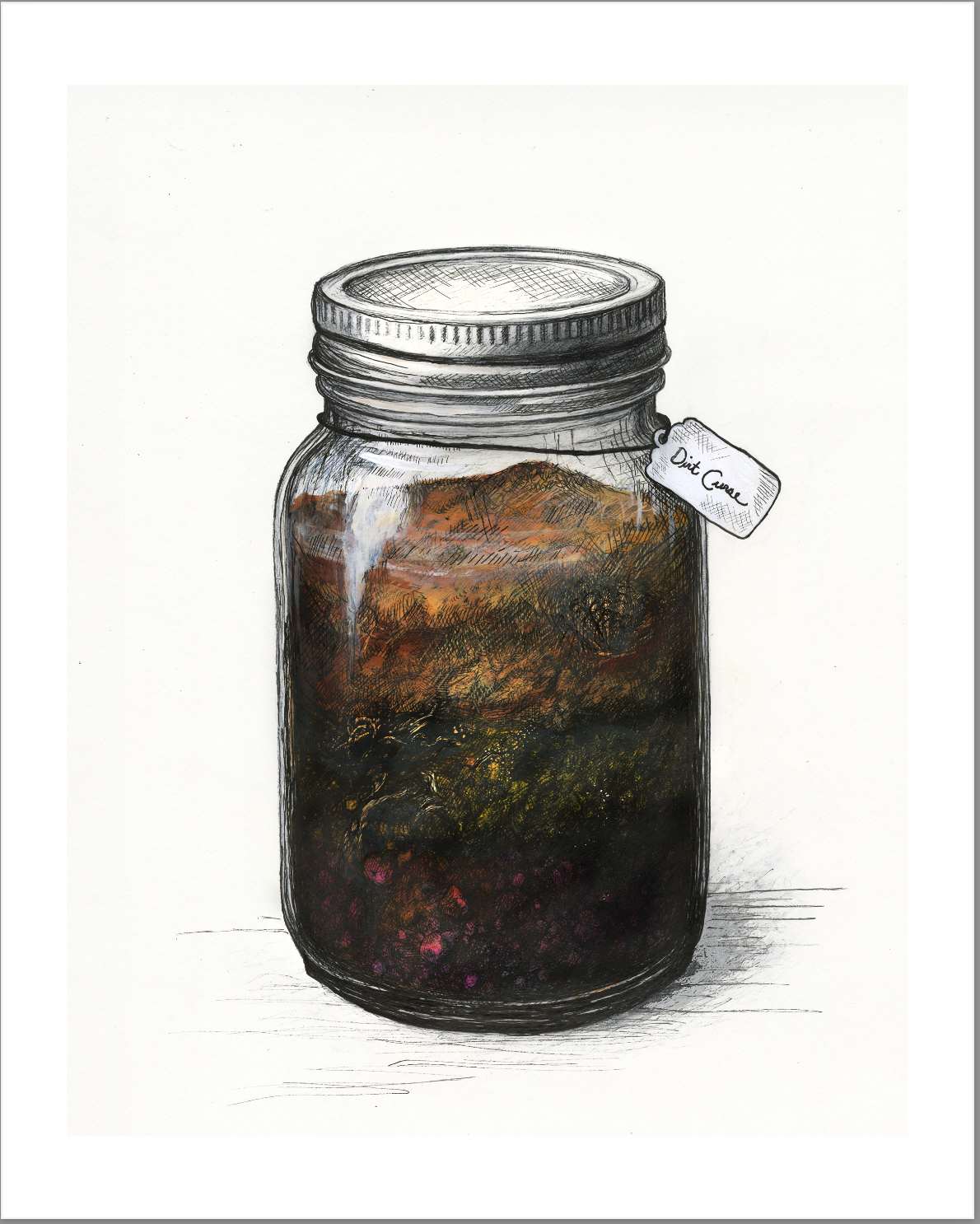 The Dirt Curse Original Drawing