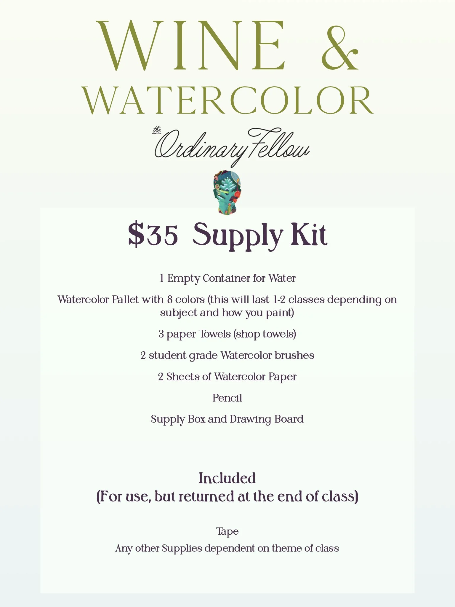 Materials Kit for W+W