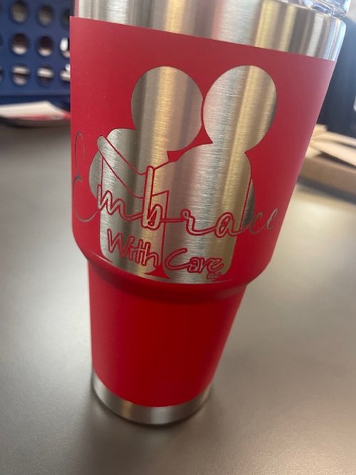 Embrace With Care 30 Oz Tumbler