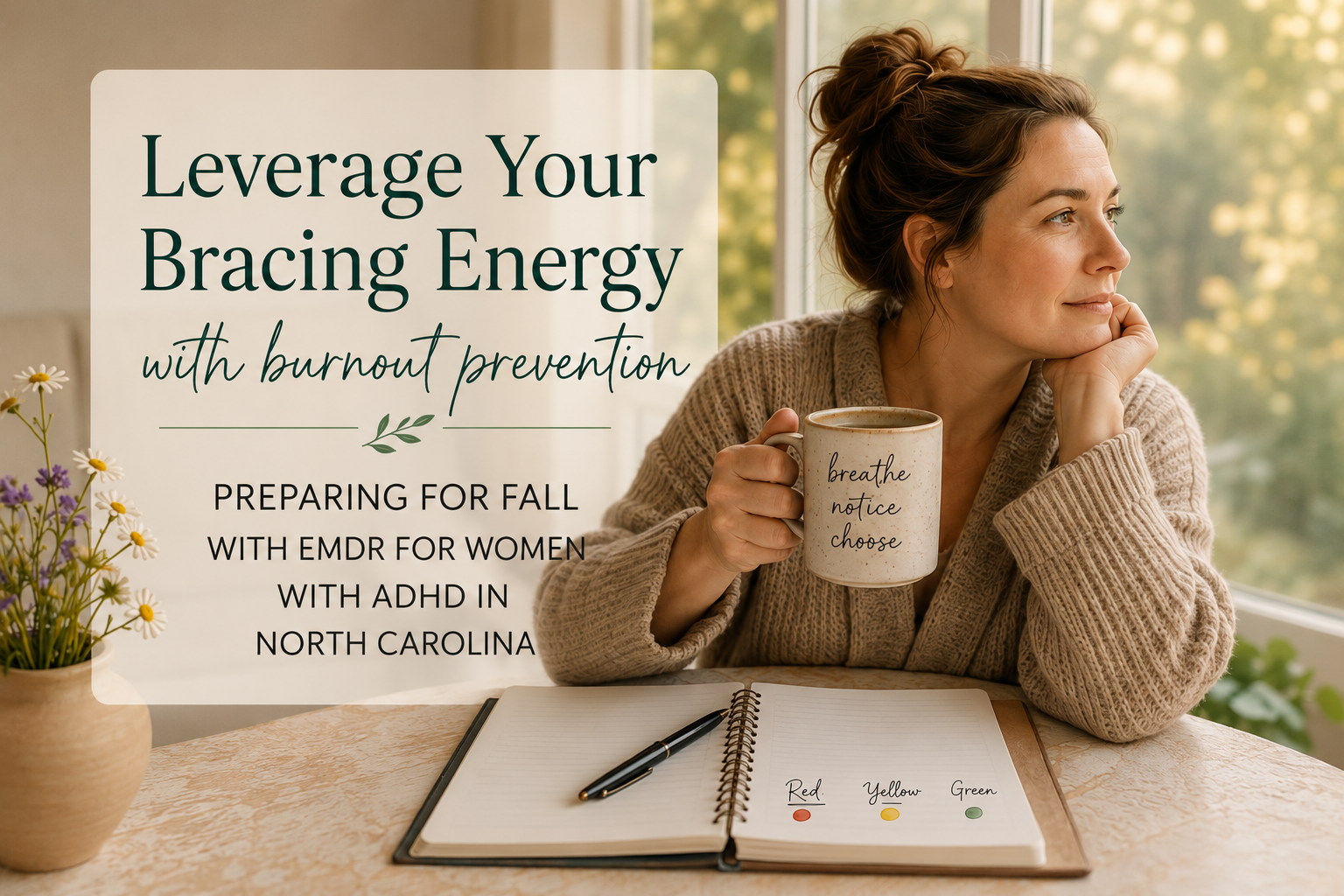 Leverage Your Bracing Energy: Preventing ADHD Burnout Before Fall with EMDR for Women with ADHD in North Carolina