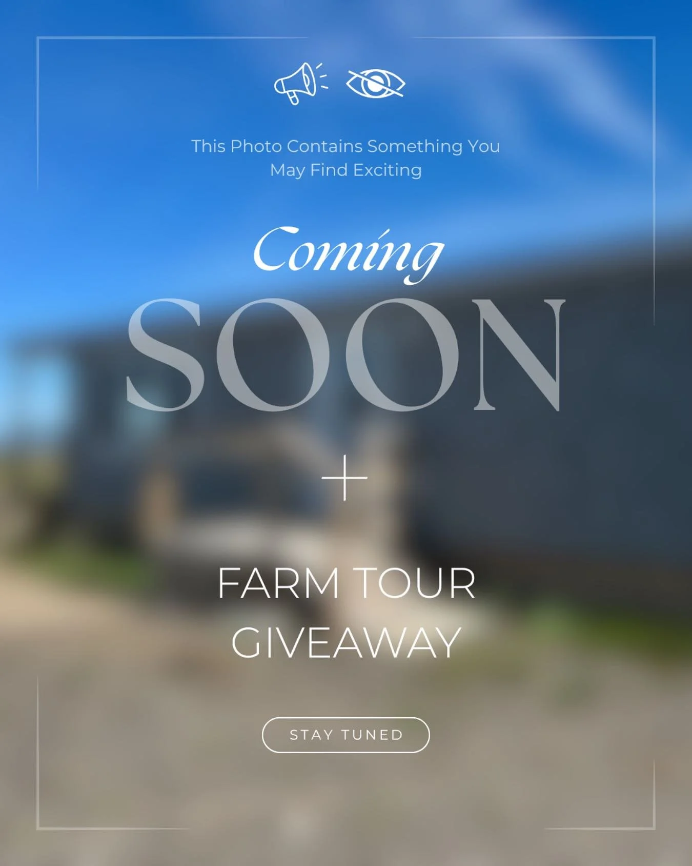 We have exciting news to announce soon AND we are giving away a day farm tour for 4 valued at $100!!

Giveaway rules:
1️⃣ Comment what you think our big news is and what we are naming it
2️⃣ Like this post and follow us @ravensrestretreat 

BONUS ent