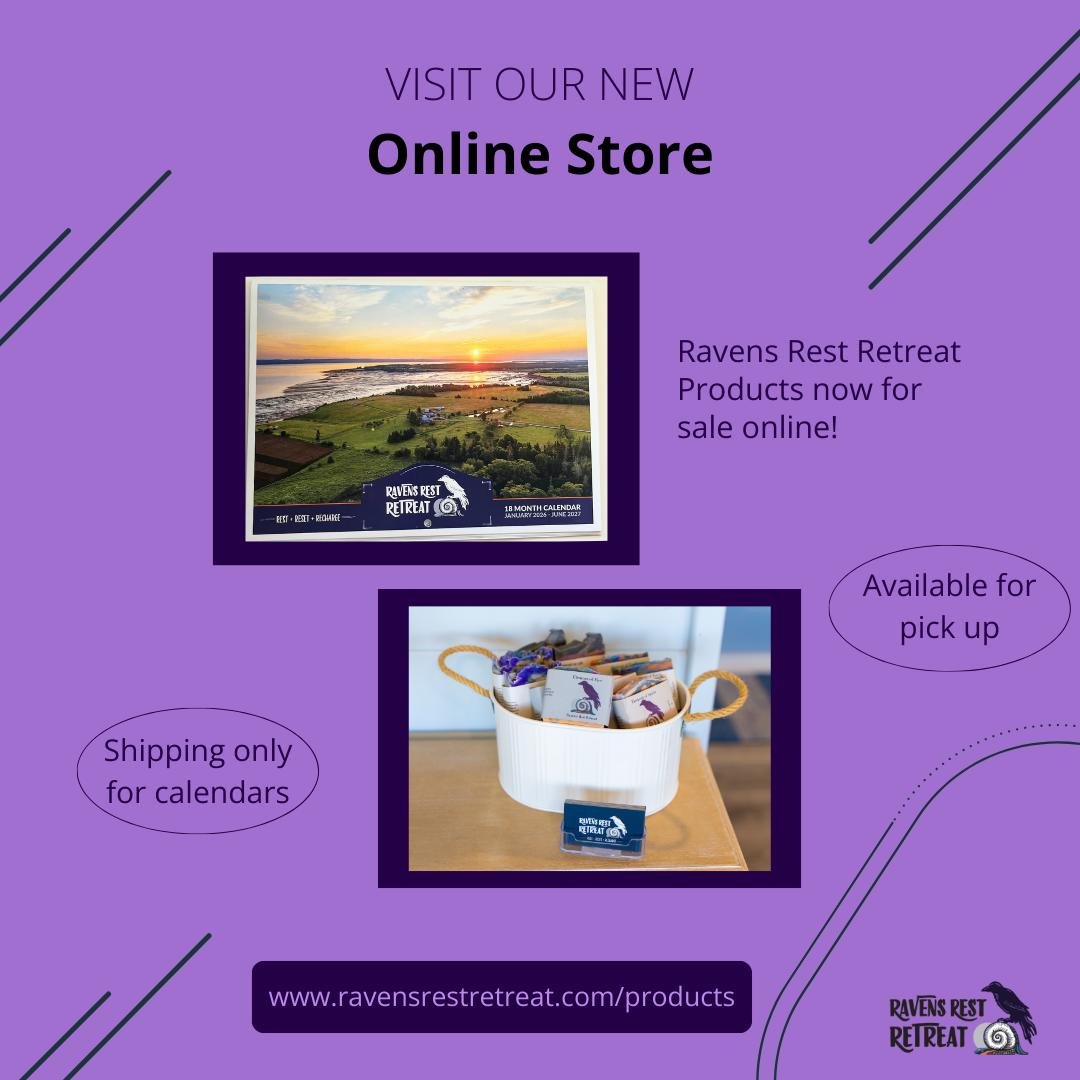 We have exciting news... we are officially launching our online store of all our Ravens Rest Retreat products!! 

We are proud to partner with several local and women-led businesses to bring our values to life. Visit RavensRestRetreat.com/products

*