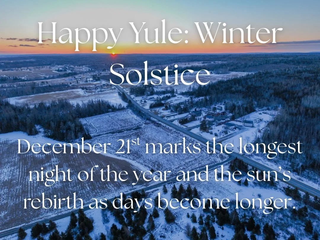December 21st is the first day of Yule and the Winter Solstice! ❄⛄

#yule #winter #visitnovascotia #farmstay