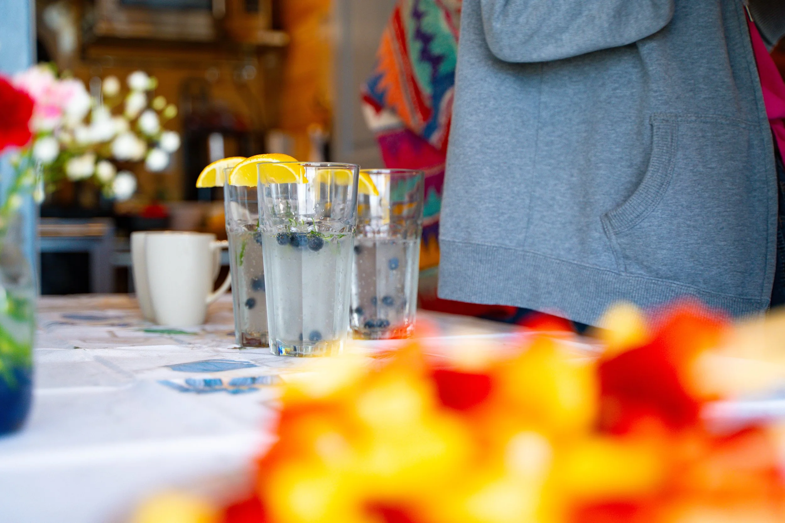 Ravens Rest Retreat Event - water glasses with lemons.jpg