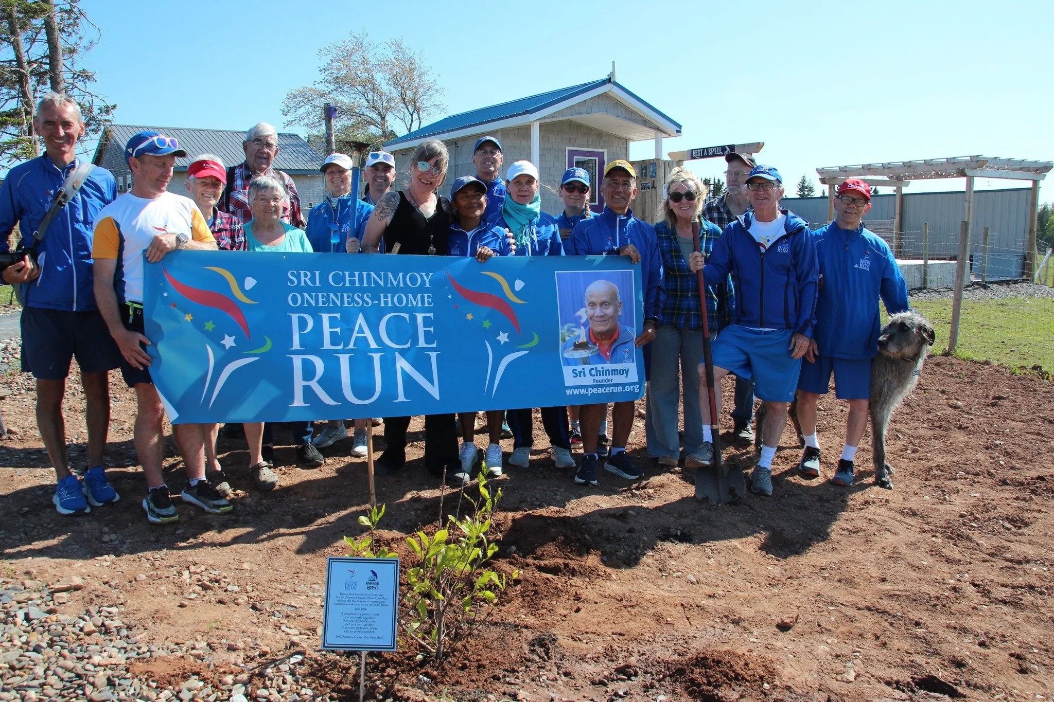 This past week, we hosted the Peace Run Canada team to plant a peace tree. It was an absolute honour to host these amazing people!! 

You can read more in the article published by The Laker News: https://thelaker.ca/peace-tree-dedicated-in-noel-area-