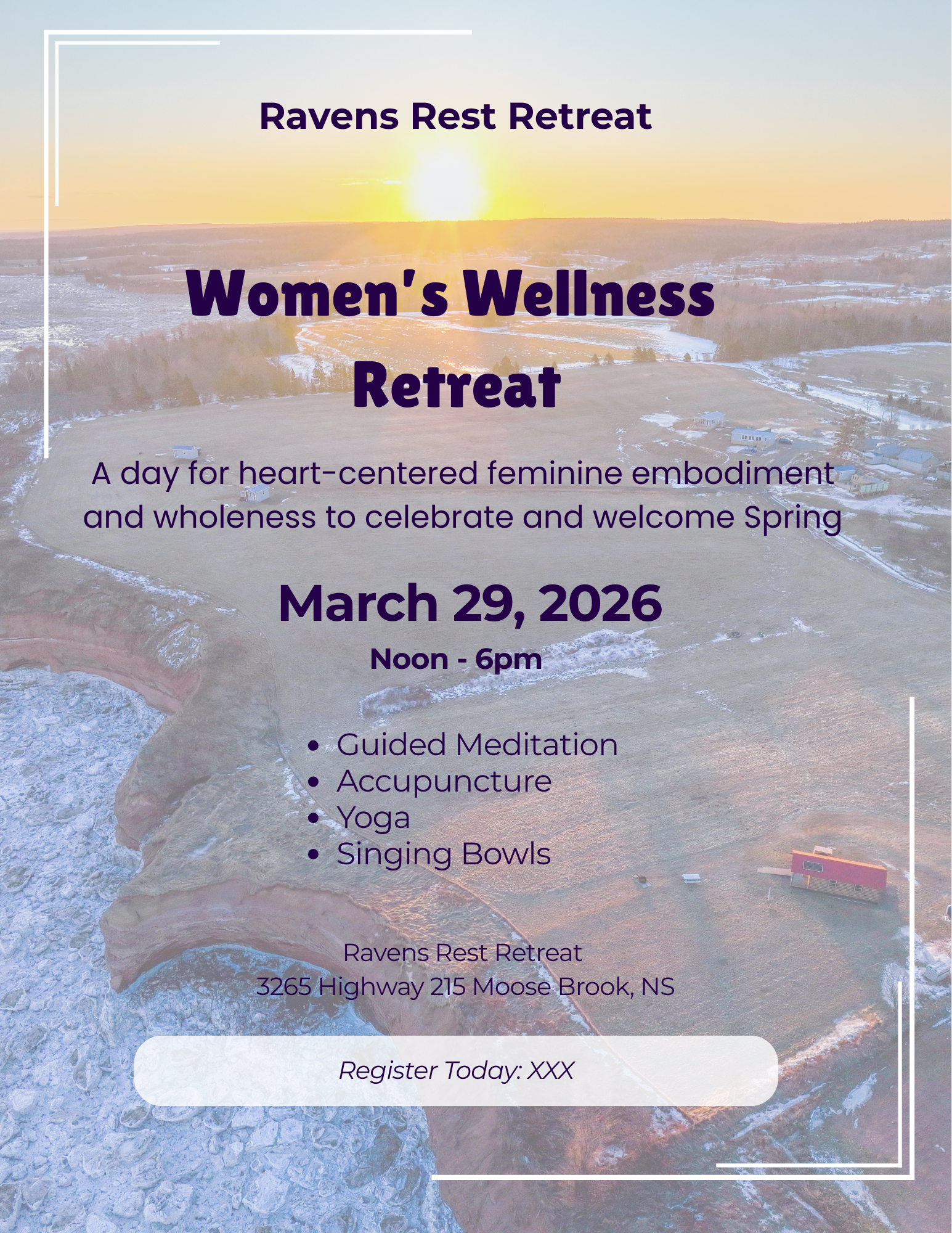 Women's Wellness Retreat March 2026