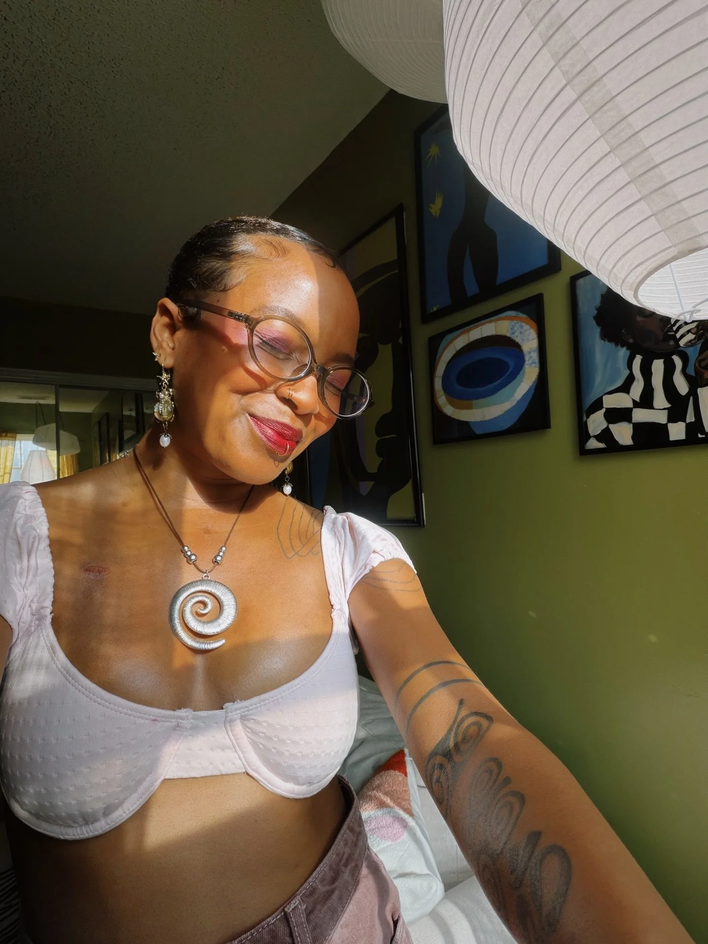 more mf whimsy, healing and evolution doesn&rsquo;t need to be sad and serious 🤸🏽&zwj;♀️✨💐🌀