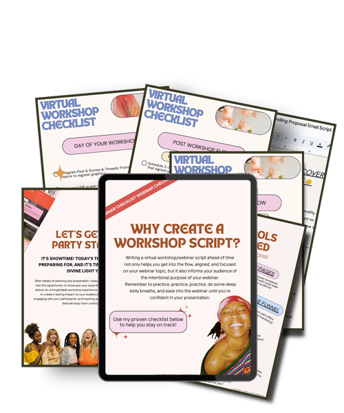 Masterclass and Online Workshop Prep Checklist: Roadmap To Launching ...