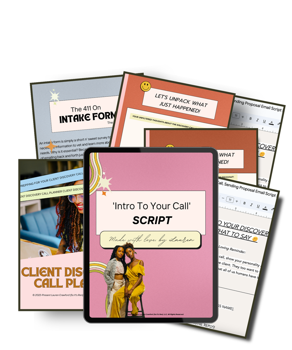 Potential Client Discovery Call Planner: Consultations & Coaching Call ...