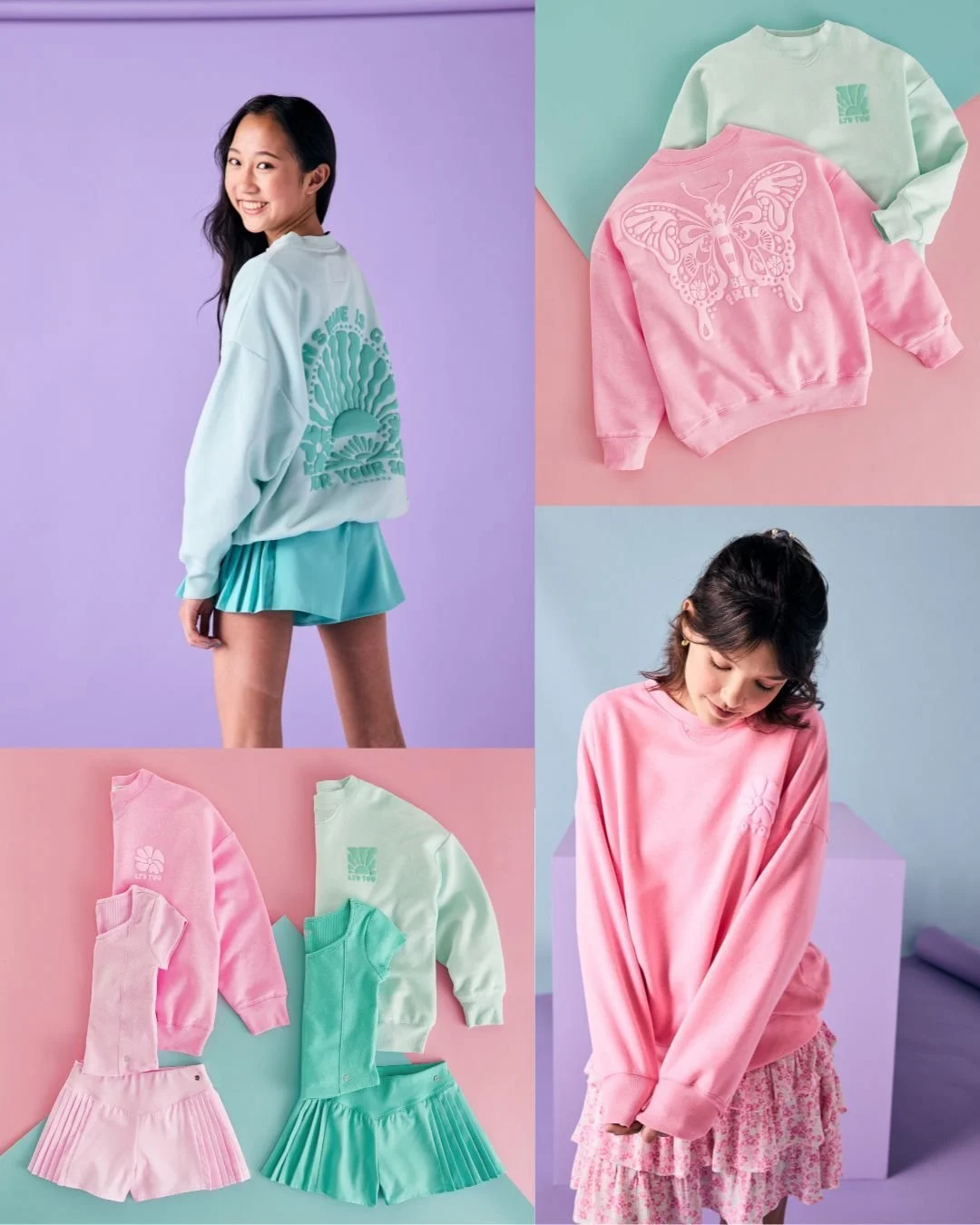 Trending: Bubblegum Pink &amp; Minty Green 🫧🤍✨

NEW Limited Too styles just dropped @Kohls
Shop @ link in bio