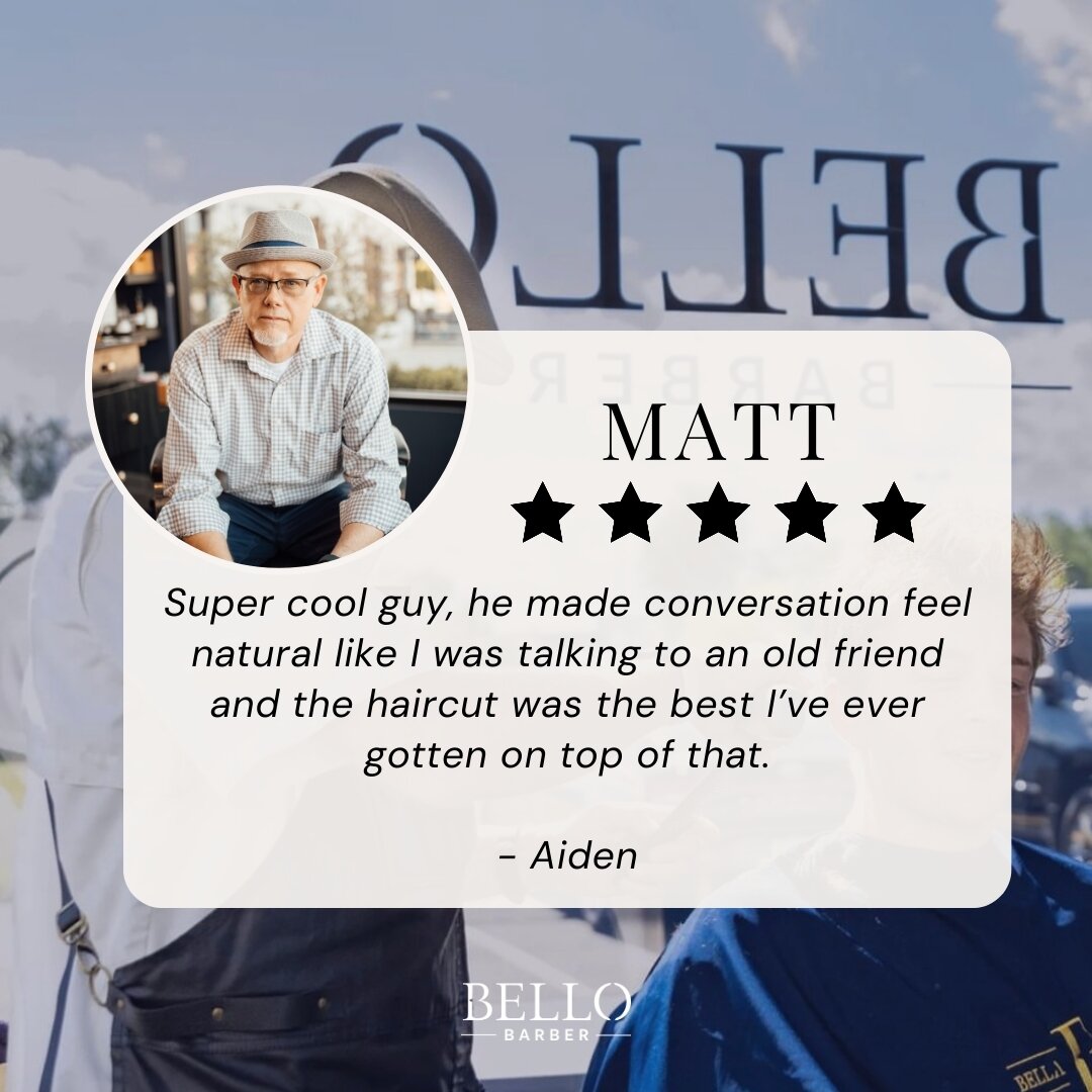 We may be a little biased, but we think Matt is the best too! These reviews make us so happy! It helps our business so much when you leave a Google review. You can do so through our story highlights!