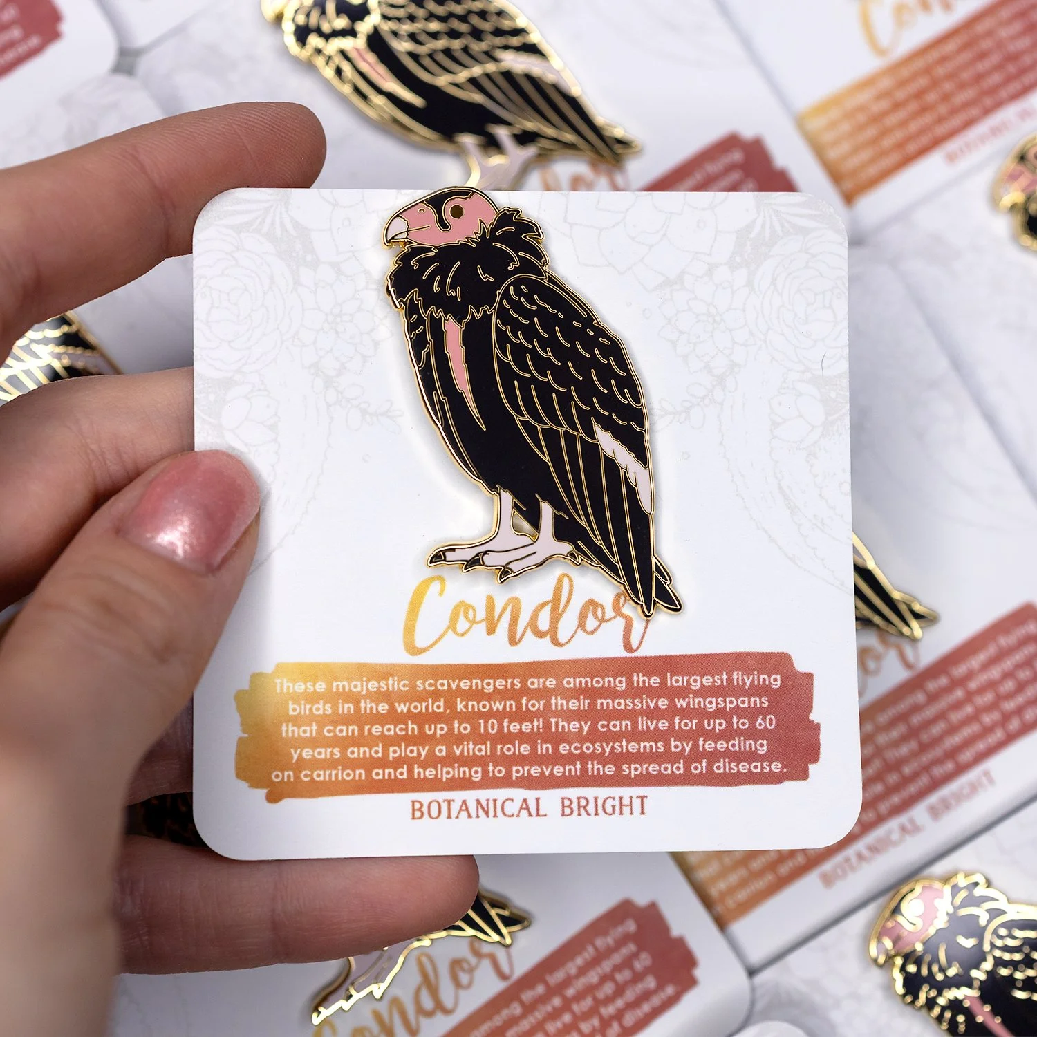 Botanical-Bright-Condor-Bird-Enamel-Pin.jpg