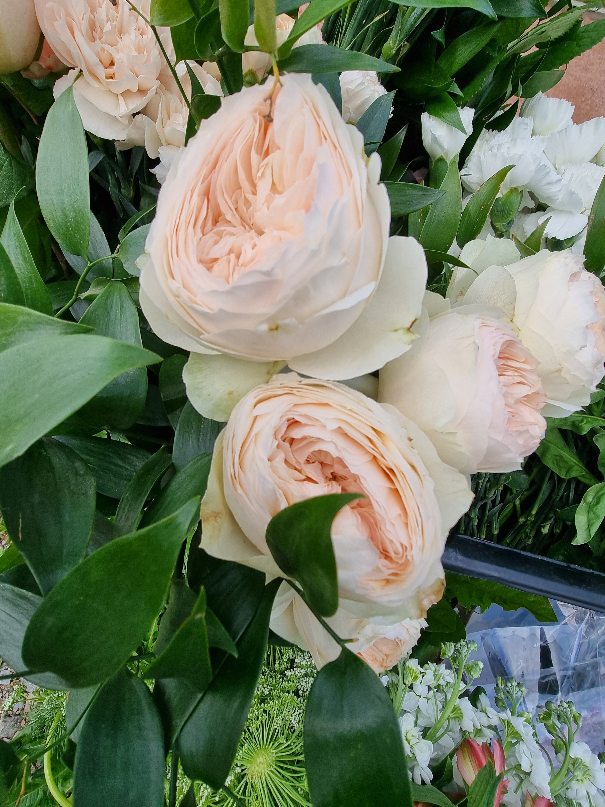 Behind The Scenes of Wedding Flower Prep
