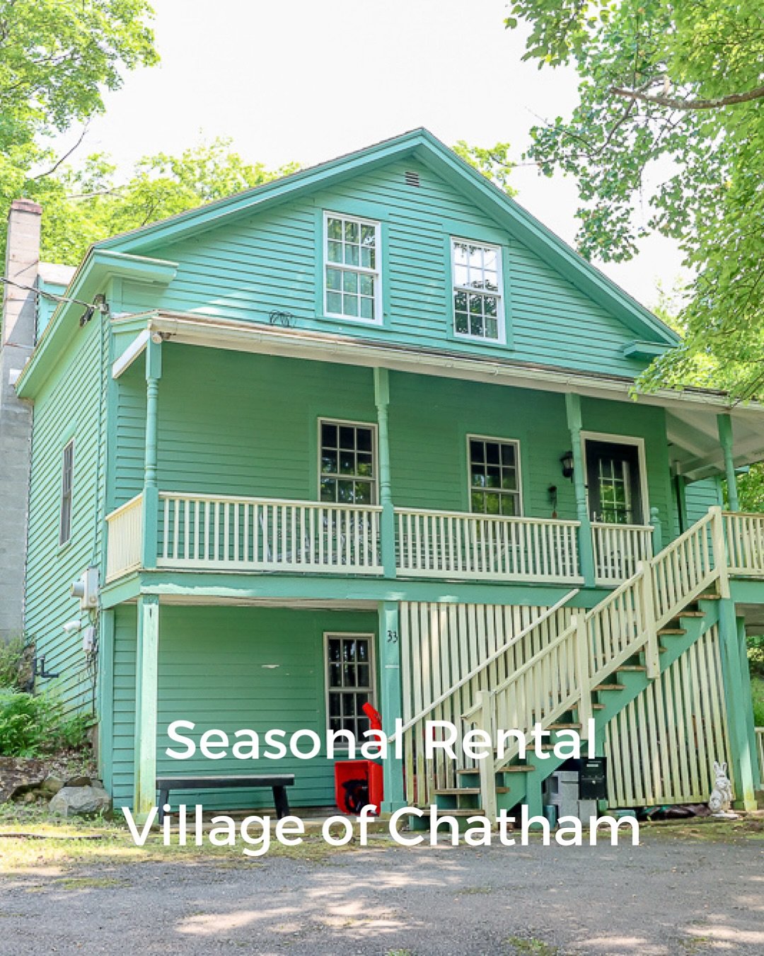 SEASONAL RENTAL with a POOL in the Village of Chatham now available from July 1st to September 30th. One month minimum rental. 

🏡Sitting up on a hill on a quiet street this 3 bed, 1.5 bath village home is fully furnished and sleeps 6. The main leve