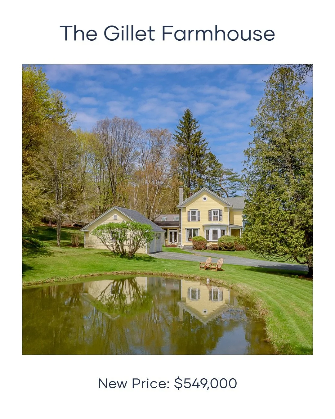 🚨🚨New Price $549,000🚨🚨
The Gillet farmhouse, built in 1878 by Charles Gillet, sits proud on the hill above West Street, one of the prettiest roads in New Lebanon. This house was part of the larger Gillet family farm that specialized in Gladiolus 