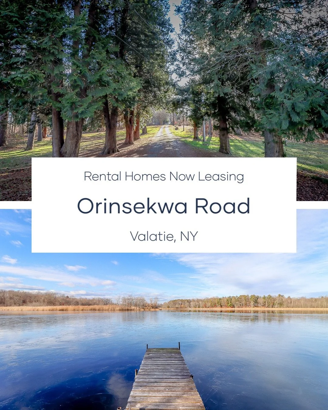Now Leasing on Knickerbocker Lake

Situated on a private road within a spacious 50+ acre property shared between 6 single family homes. Each home has its own fenced yard, while the expansive grounds offer opportunities for exploration along old trail