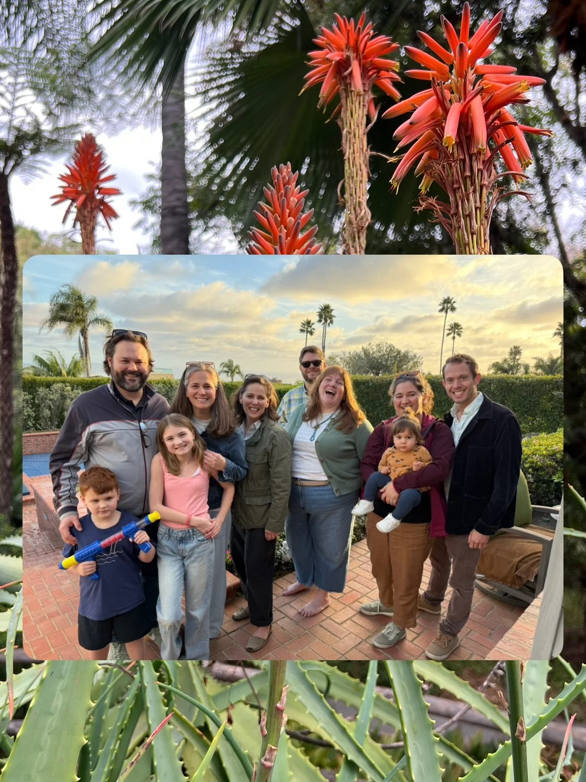 Weekend in San Diego&hellip;escape from Winter. Quick trip to celebrate my Uncle Dan RIP. Lots of family love, fun with the nieces and nephew, beach, sunshine, fun at San Diego Safari Park, and dodging rain storms. ❤️