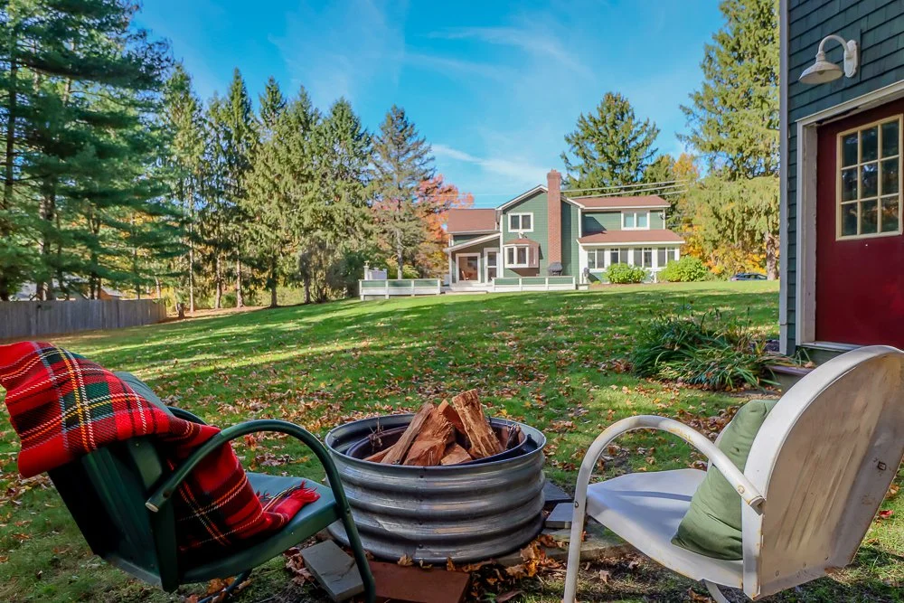 42 White Mills fire pit to house.jpg