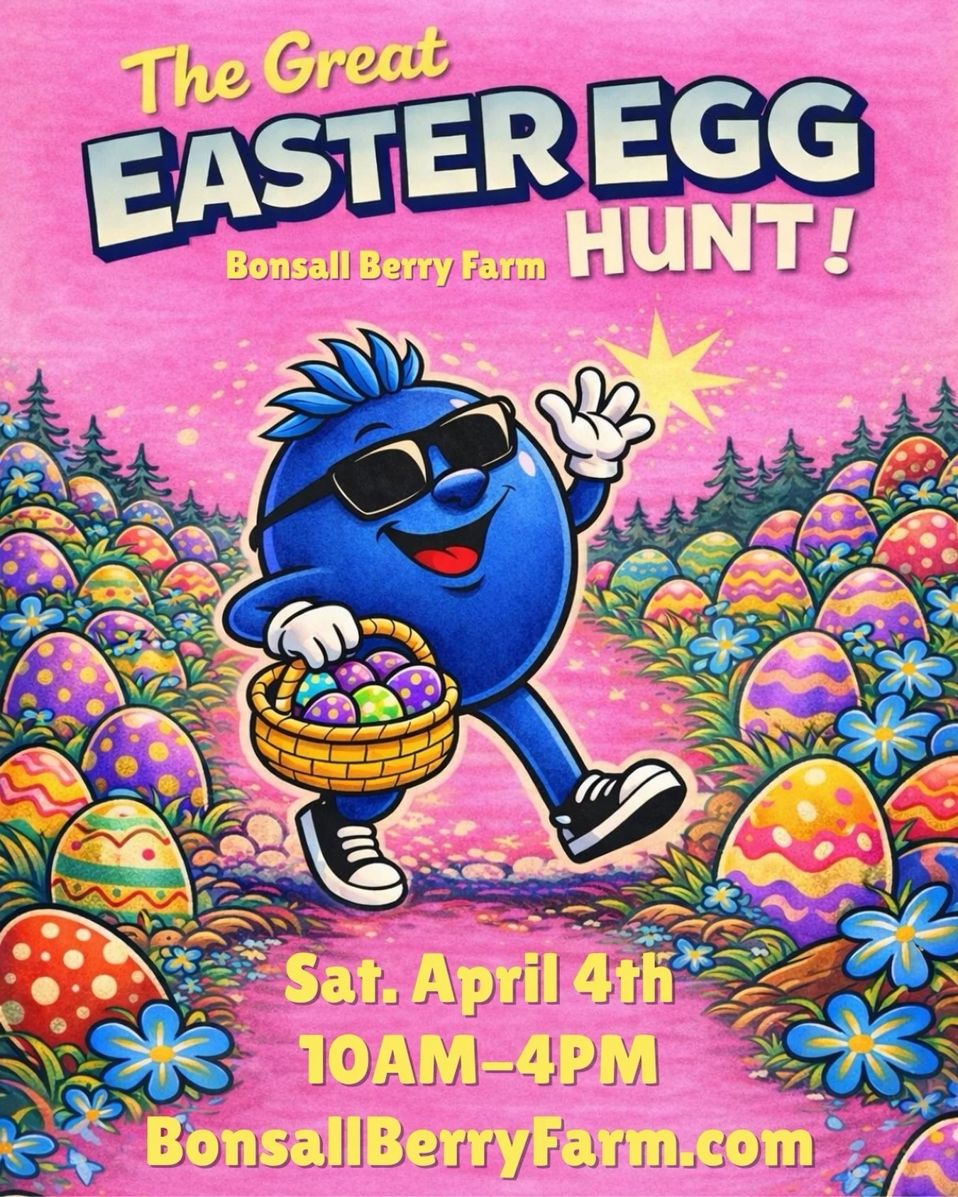 If you&rsquo;re looking for something a little less crowded this Easter weekend, we&rsquo;d love to have you out on the farm.

Come spend a sweet, simple day with us April 4th from 10am to 4pm.

We&rsquo;re keeping it small and relaxed this year, jus