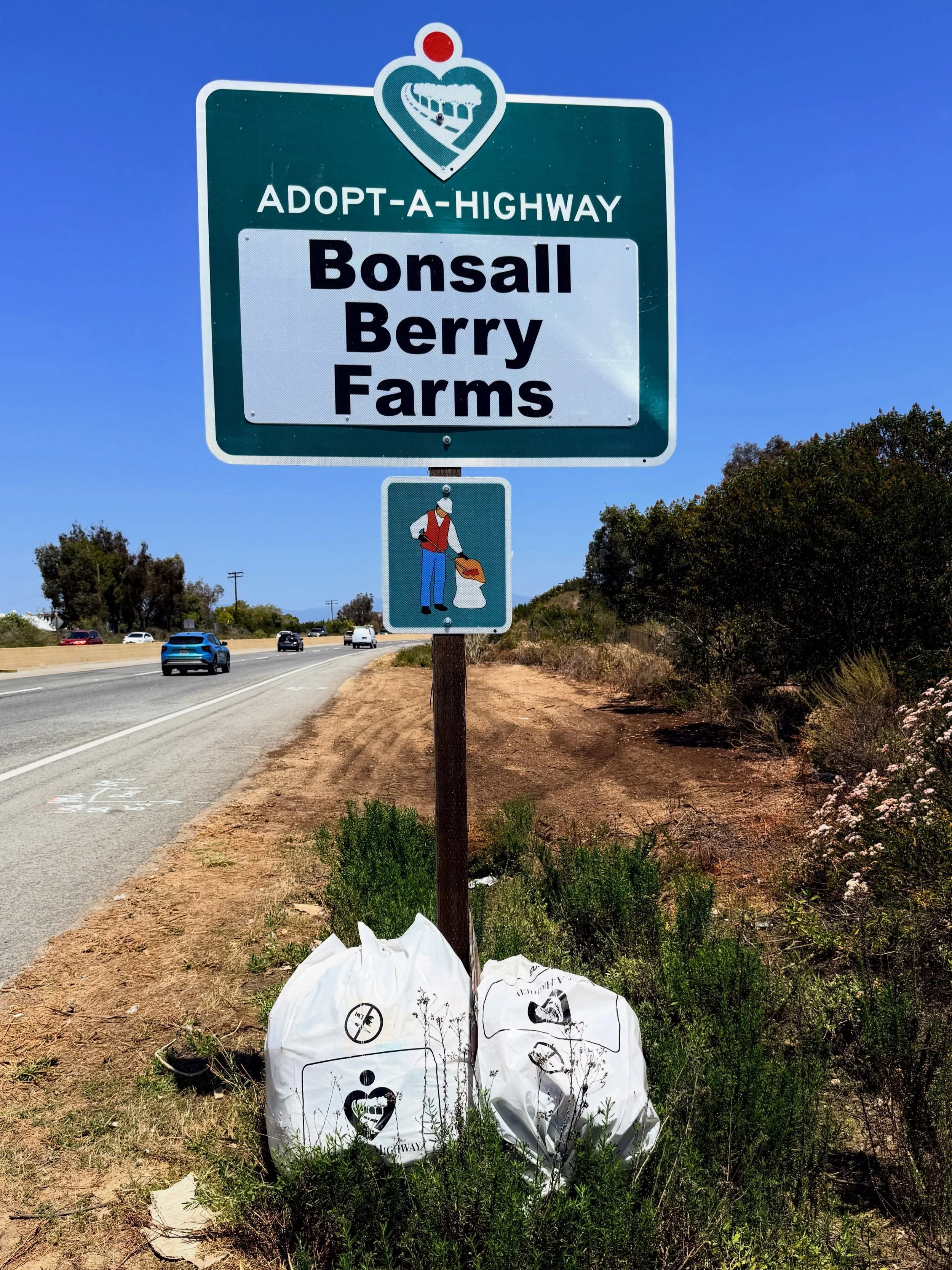 Highway 76 is a beautiful stretch of land and unfortunately, some folks still think it&rsquo;s a trash can. This Wednesday, in partnership with Caltrans, our Trash Quest Crew cleared nearly 400 yards of roadside (resulting in four bags filled to the 