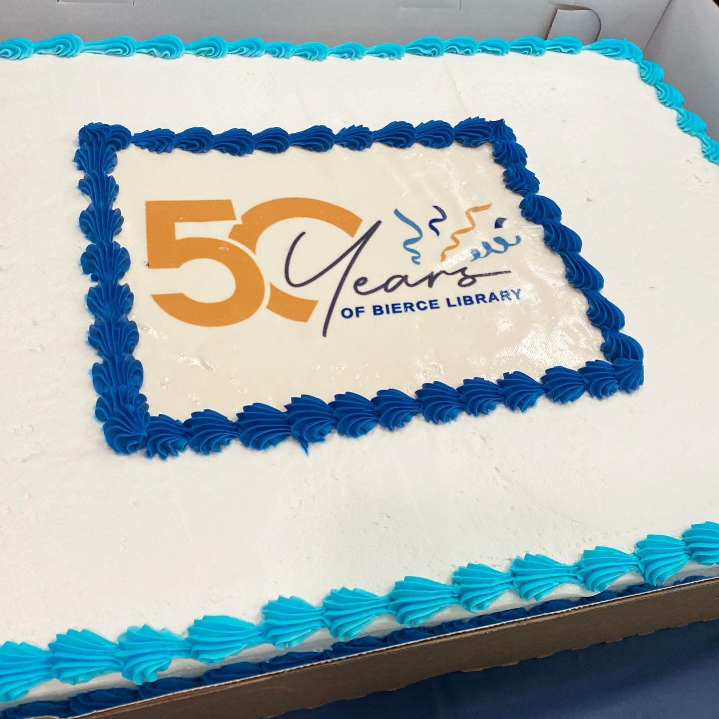 I just posted this logo, but have you ever seen your logo on a cake? A pretty cool moment. Once again, very grateful to have been apart of helping The University of Akron&rsquo;s Bierce Library, celebrate their 50th year anniversary and create brandi