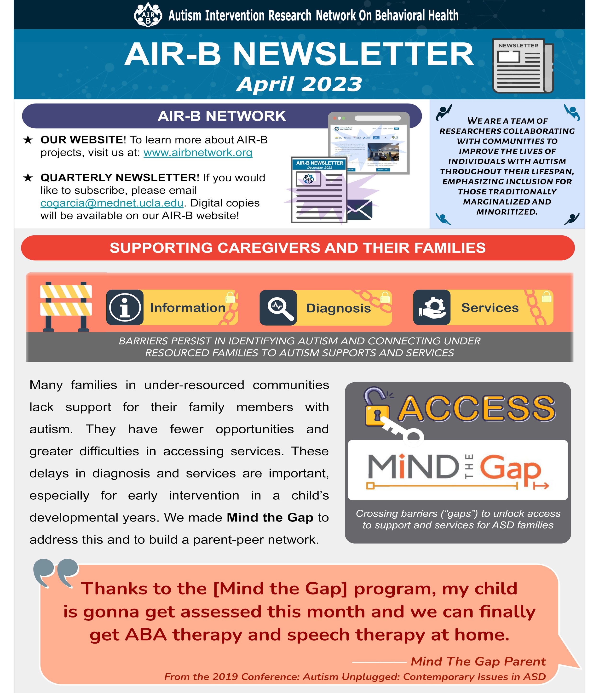 AIR-B Newsletter - Spring 2023 Page 1.jpg