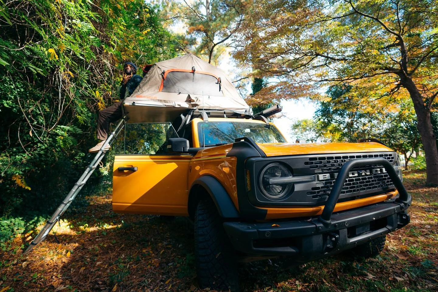 #teambronco_ambassador | First time setting up camp right at home! 
Recent life changes have required me to be closer to home, to adventure local, and enjoy the outdoors right in my backyard.
 
#ad @fordbronco #fordbronco
📷 - @cliford.mervil