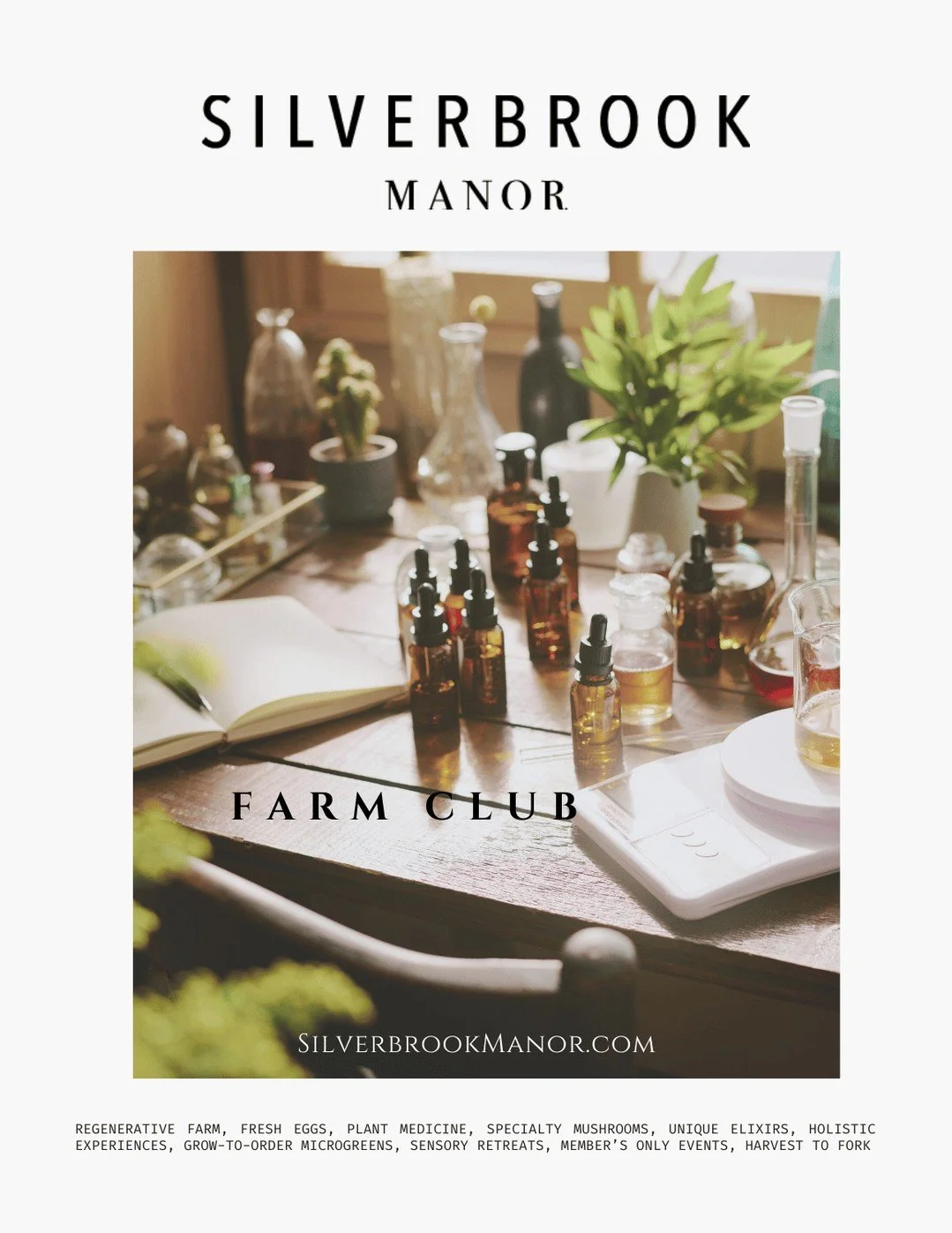 A walk through meadow and woodland becomes a fragrance you can hold.⁠
⁠
This Thursday, July 23, join us at @SilverbrookManor for Forage &amp; Blend. This unforgettable experience begins in the fields and ends in a historic manor house, where you'll b