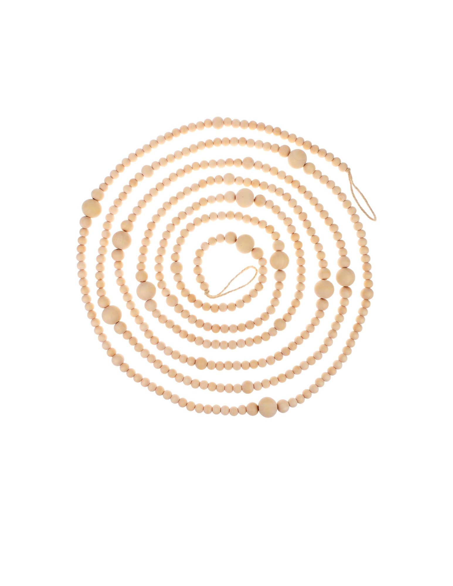  Rating is 4.7 — 15 Feet Christmas Wooden Beads Xmas Bead Garland 