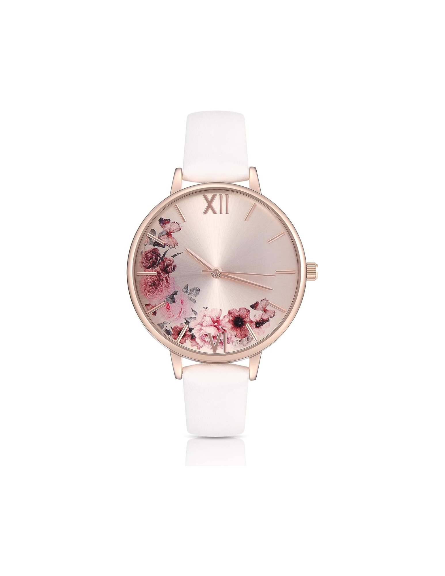  Rating is 4.5 - Luxury Quartz Watch Leather Mesh Band - Waterproof  
