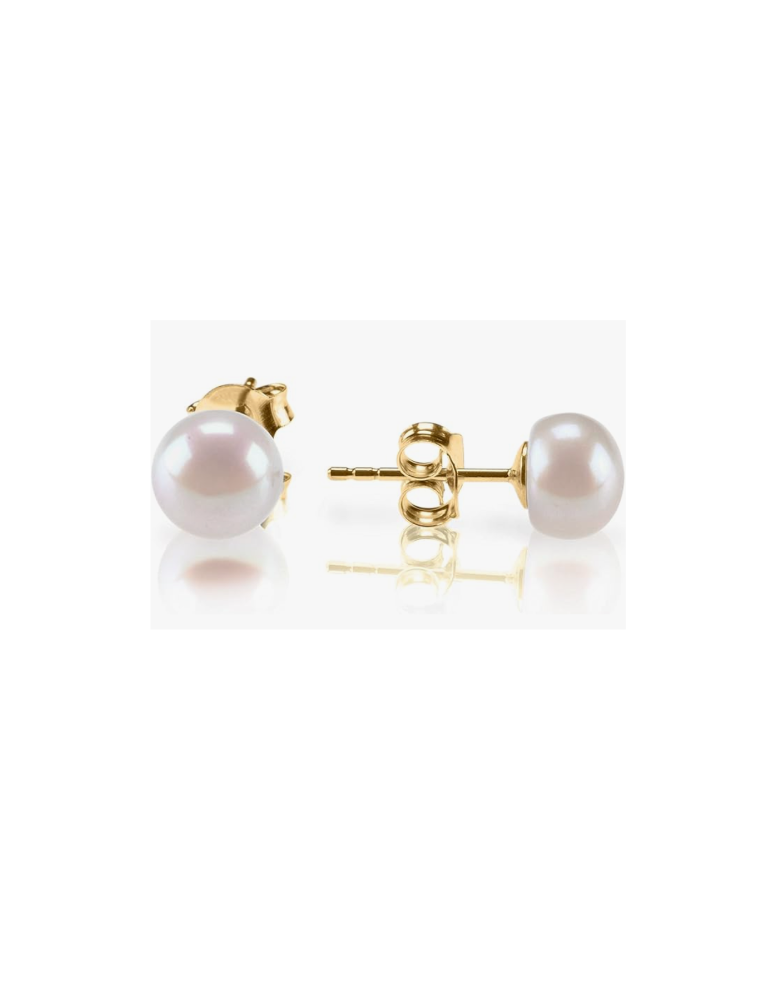  Rating is 4.4 — PAVOI Freshwater Gold Pearl Earrings for Women – 925 Sterling     