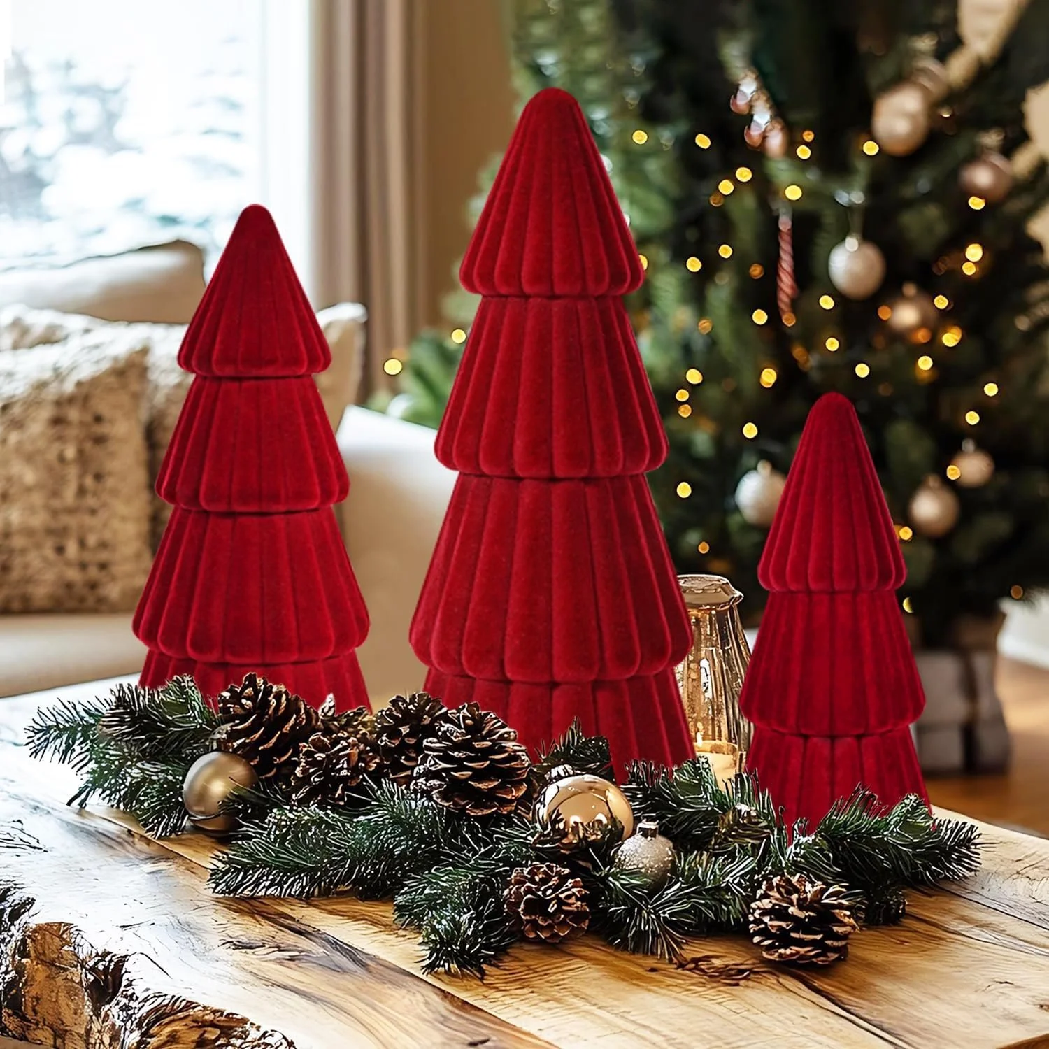 Red Velvet Christmas Tree