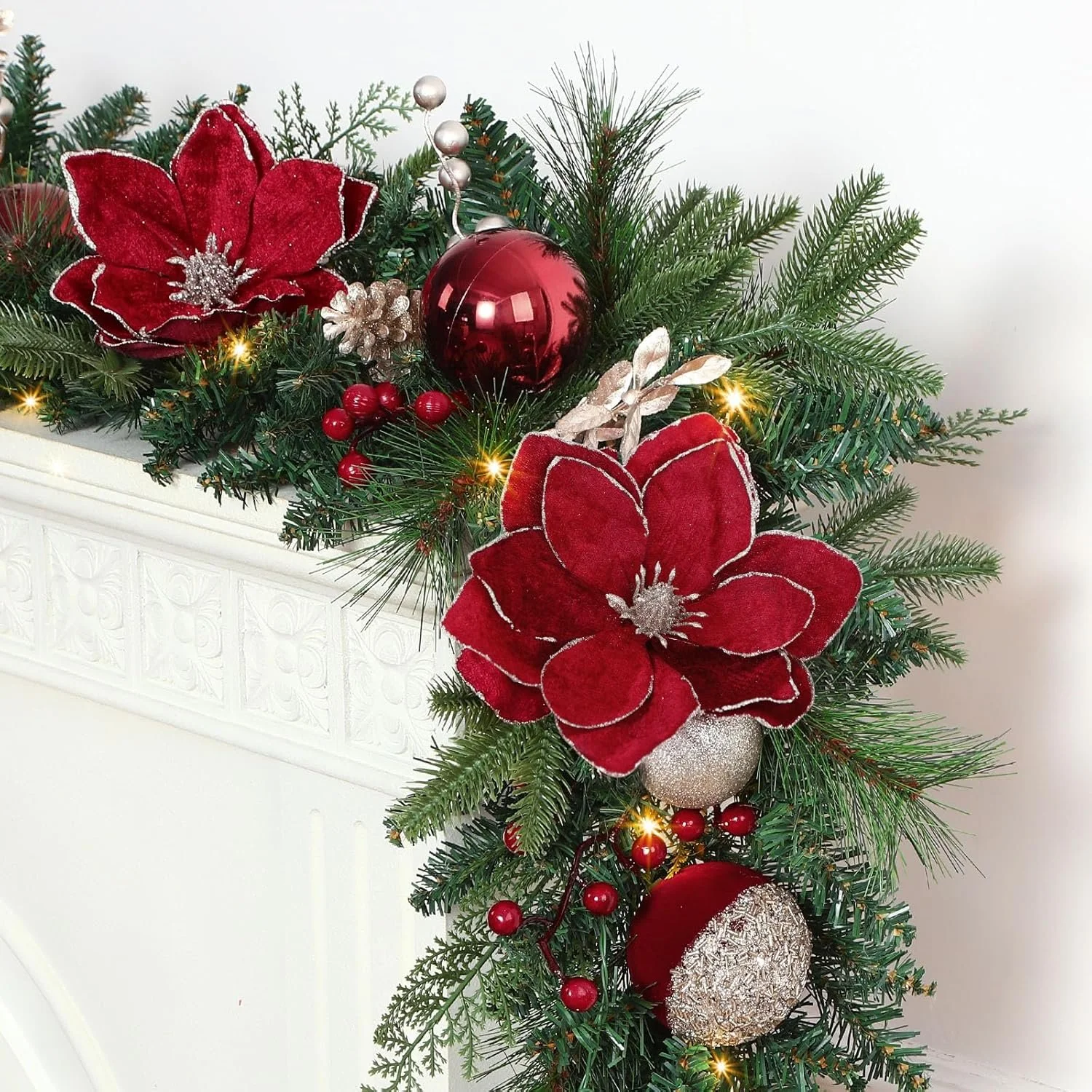 9FT  Pre-lit Christmas Garland